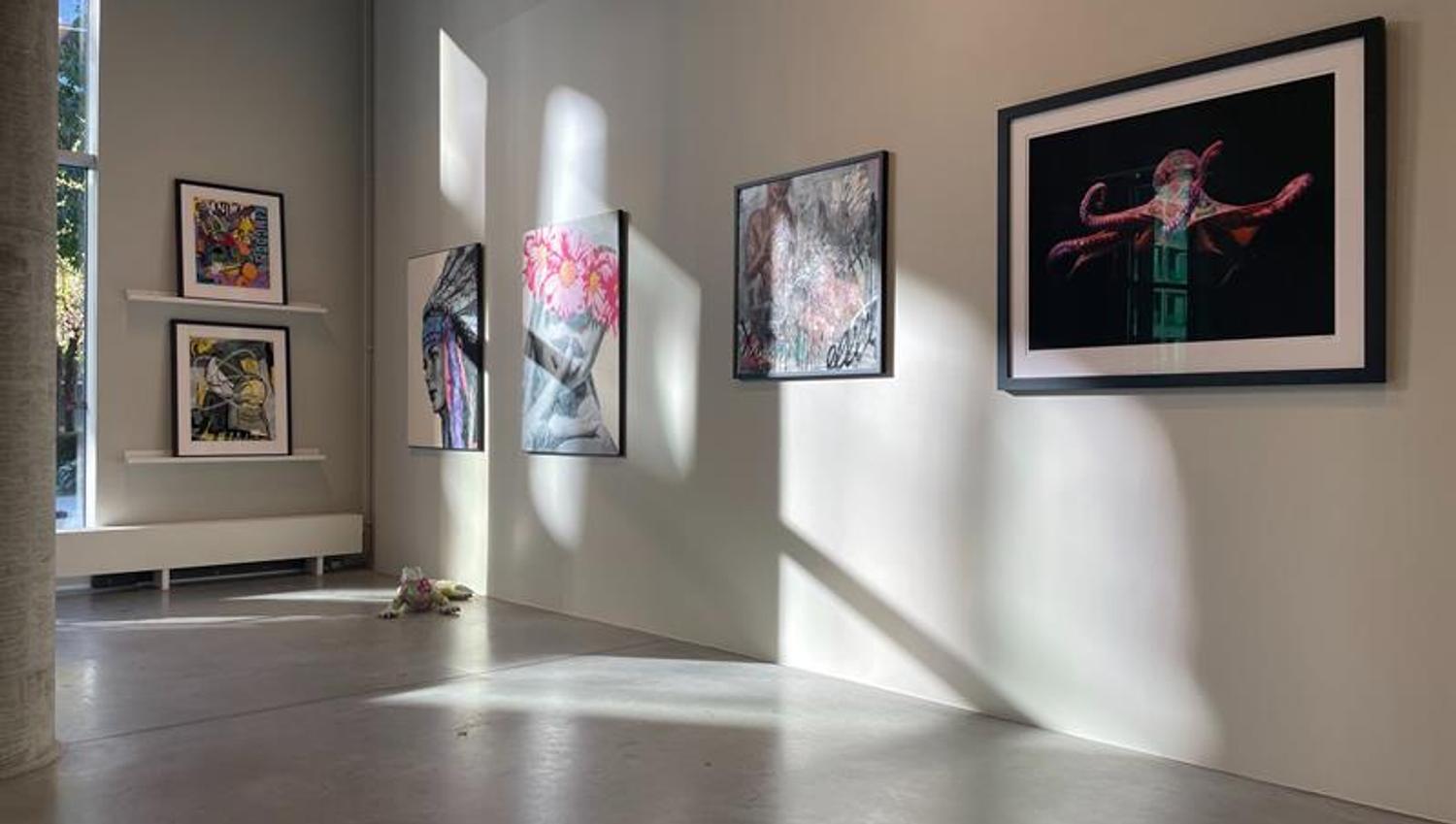 the inside of the gallery