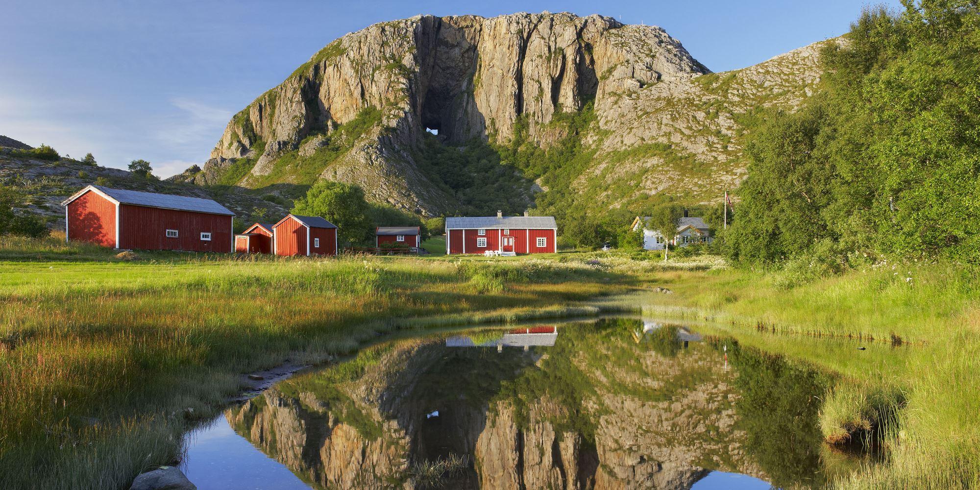 Torghatten mountain walk