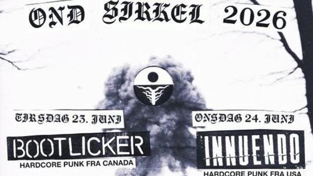 Plakat av Ond Sirkel 2026 festival