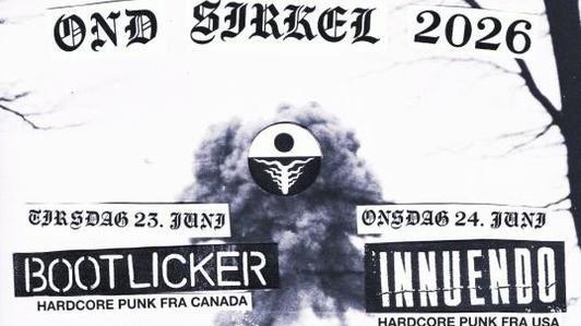 Plakat av Ond Sirkel 2026 festival
