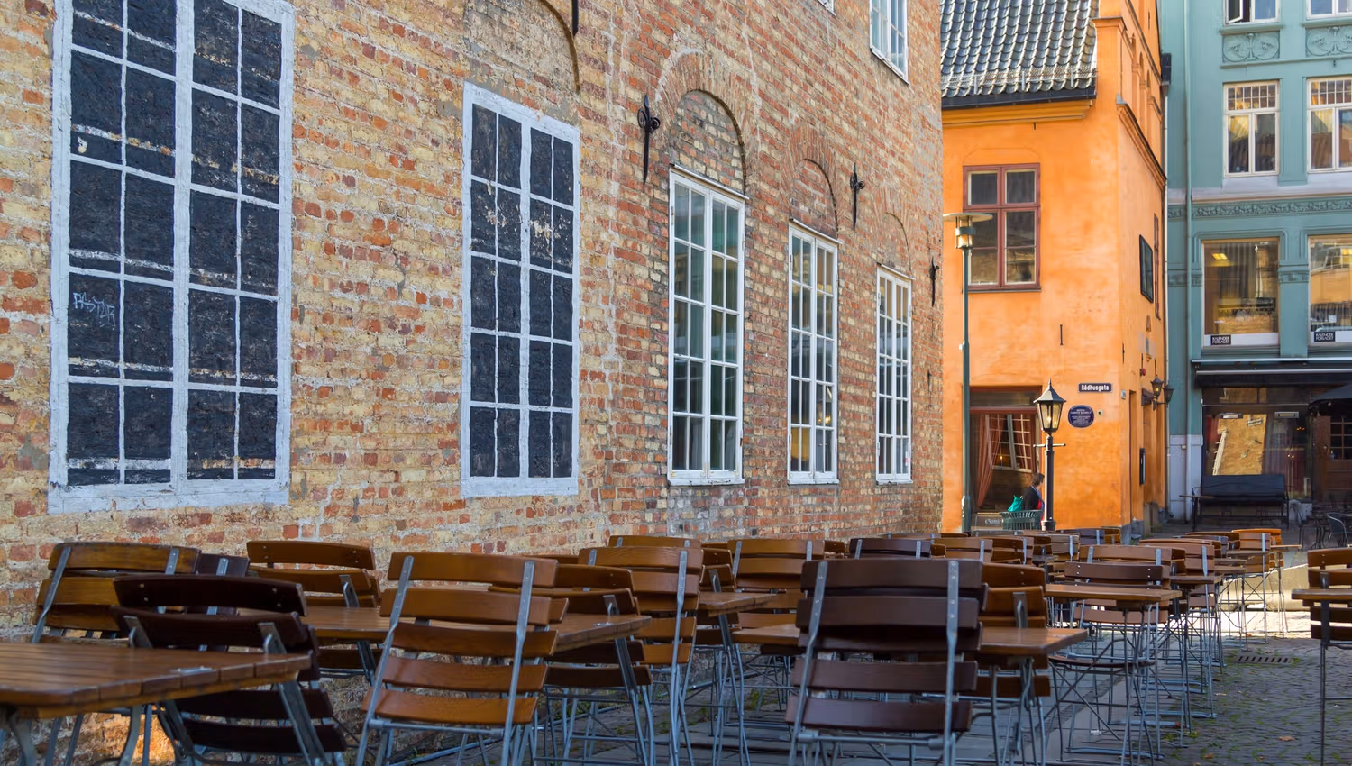 Outdoor seating.