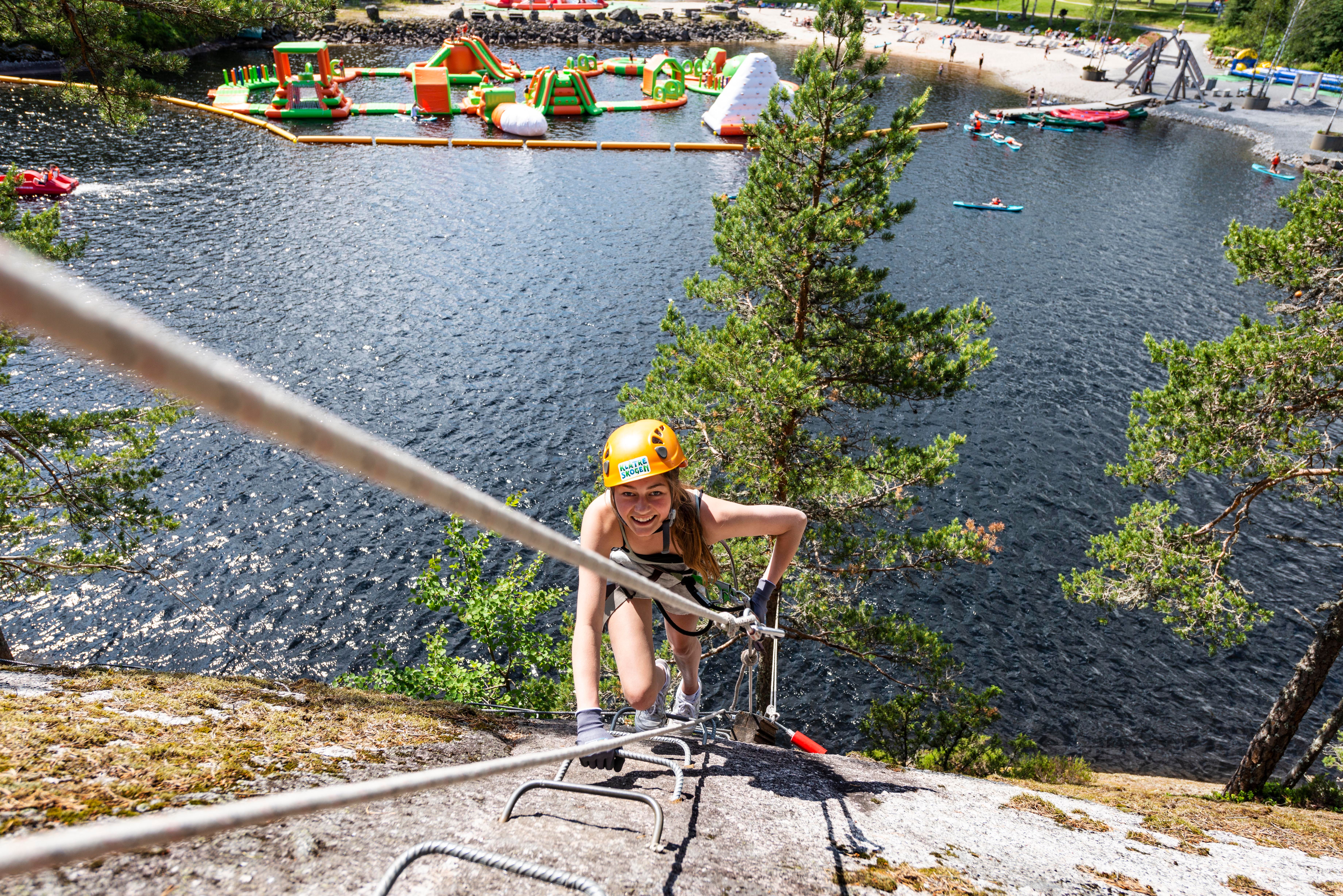 Klatreskogen - Mineralparken - Evje