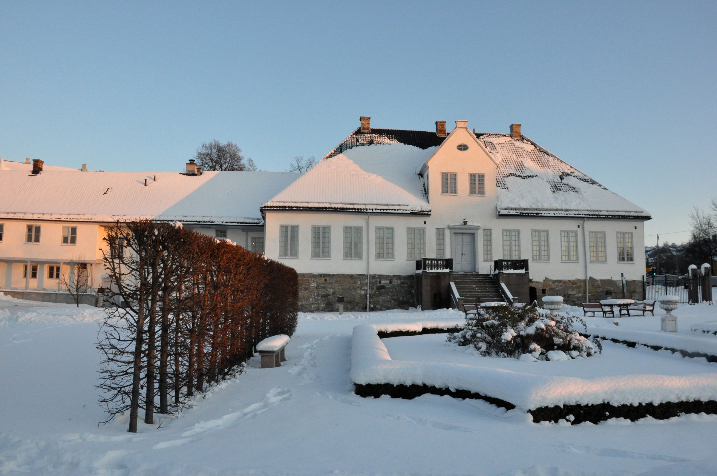 Exterior during winter.