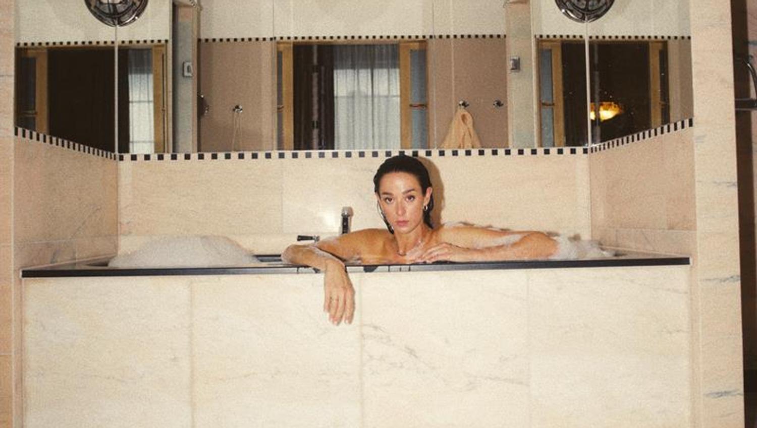 Girl in a bathtub