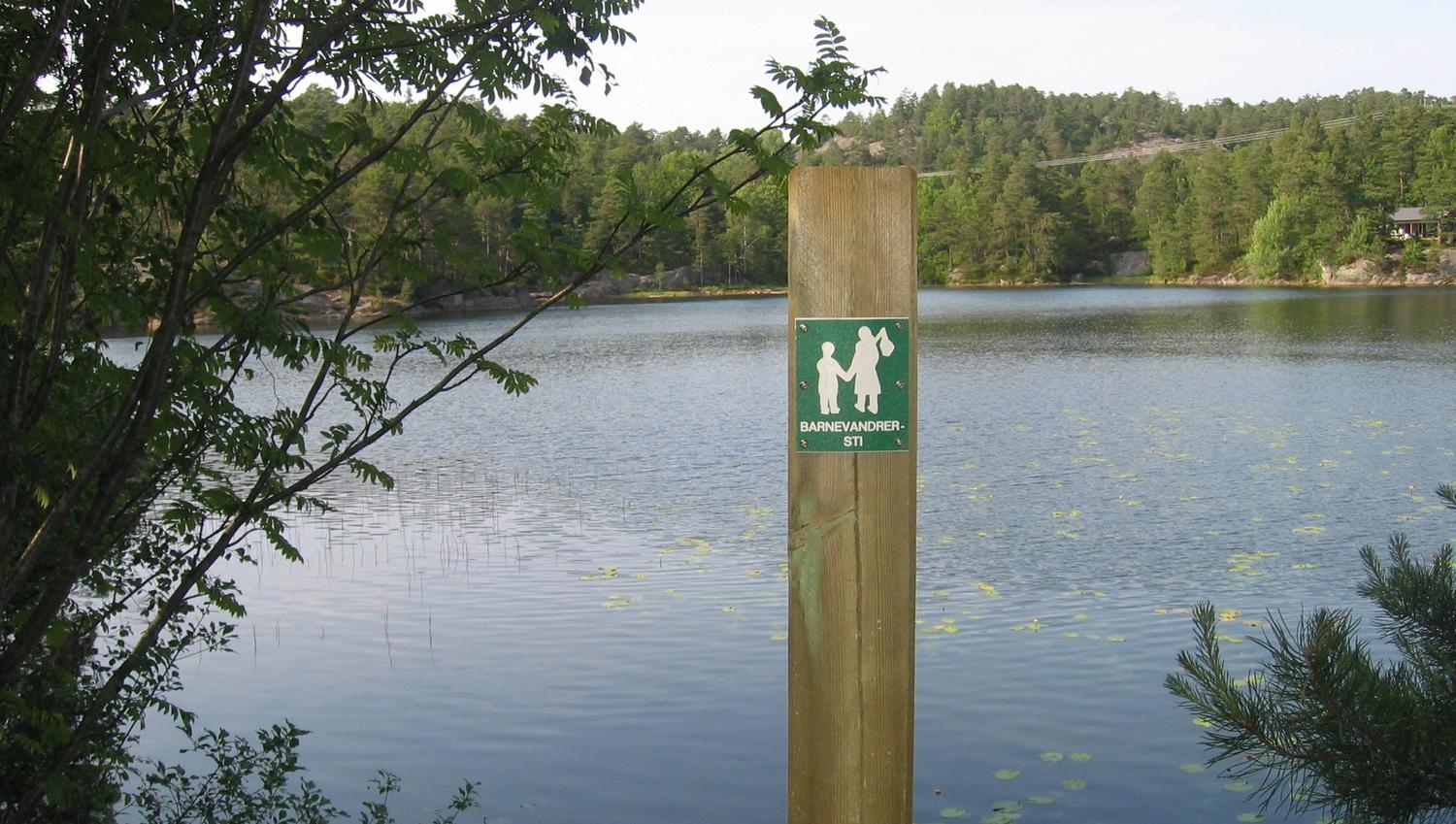 Kvislevann med barnevandrerskilt