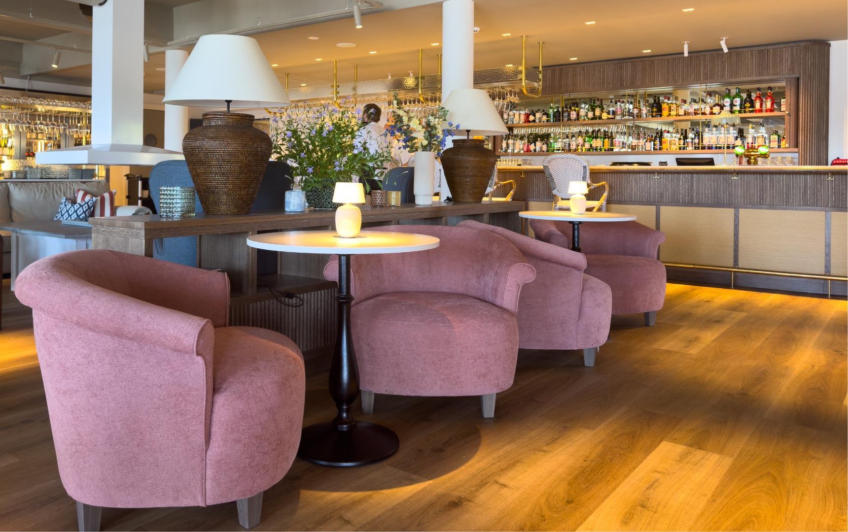 Bar og resepsjonsområde