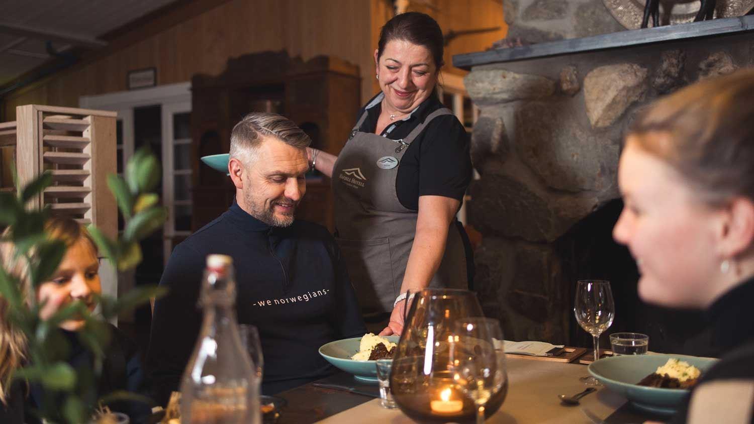 Das Restaurant Hafjell Hotel