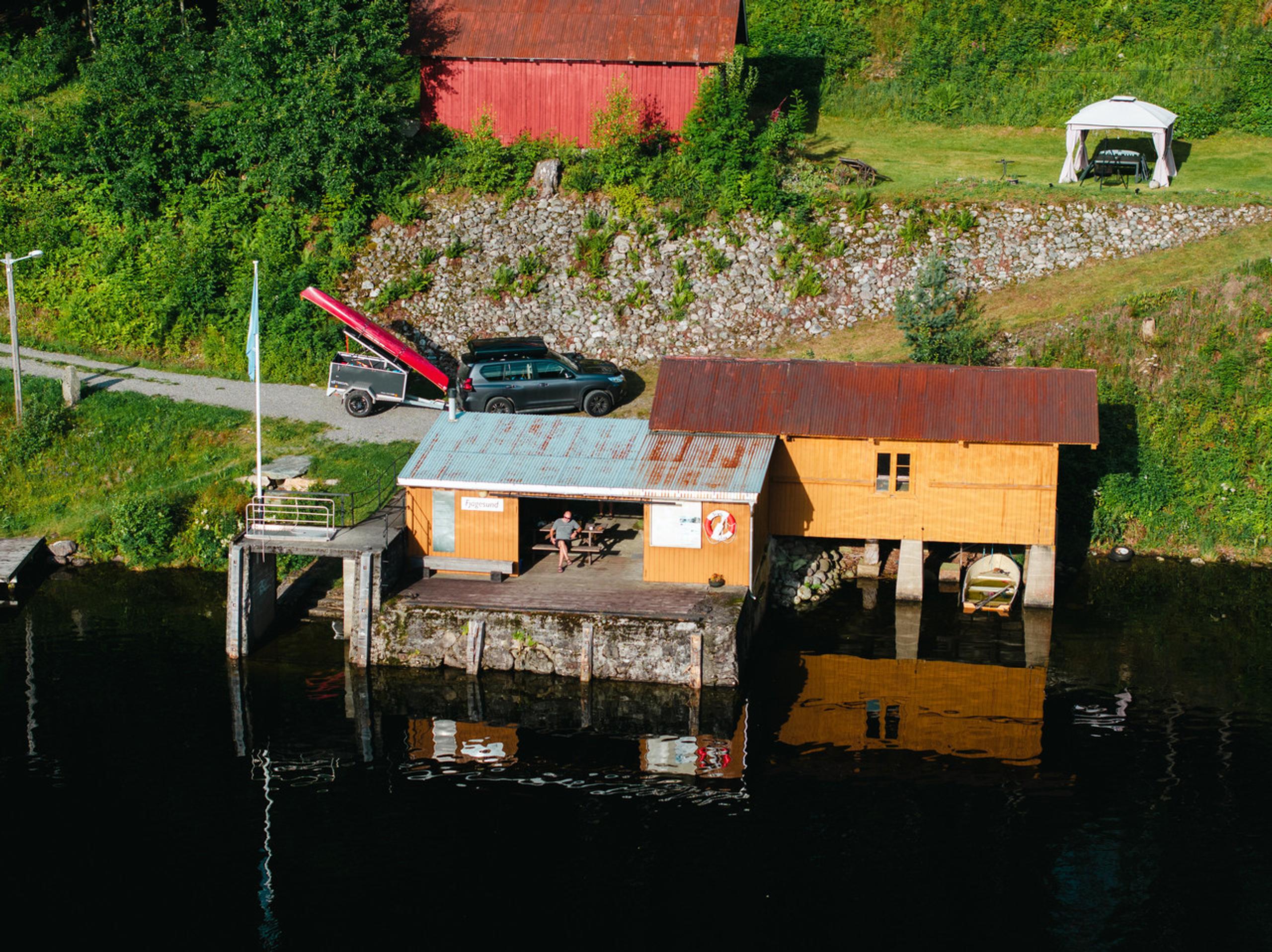 Sleeping box in Fjågesund