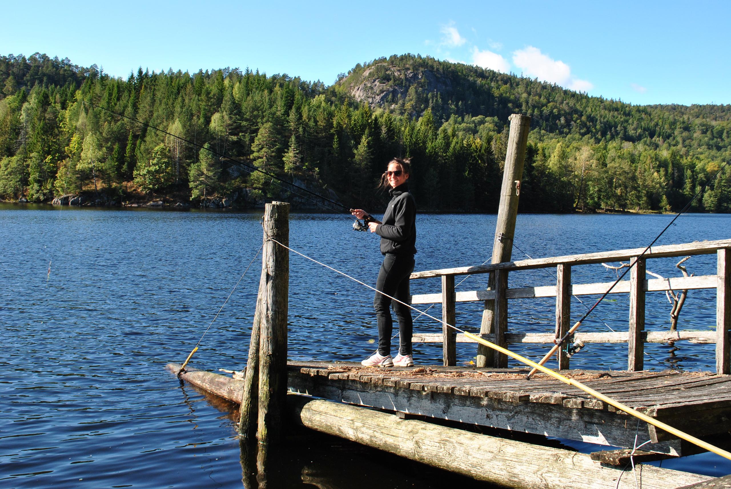 Fishing in Grimstad