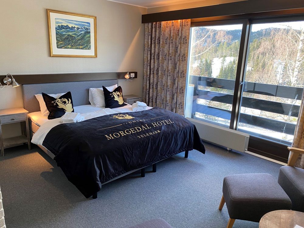 dobbeltrom på Morgedal Hotell