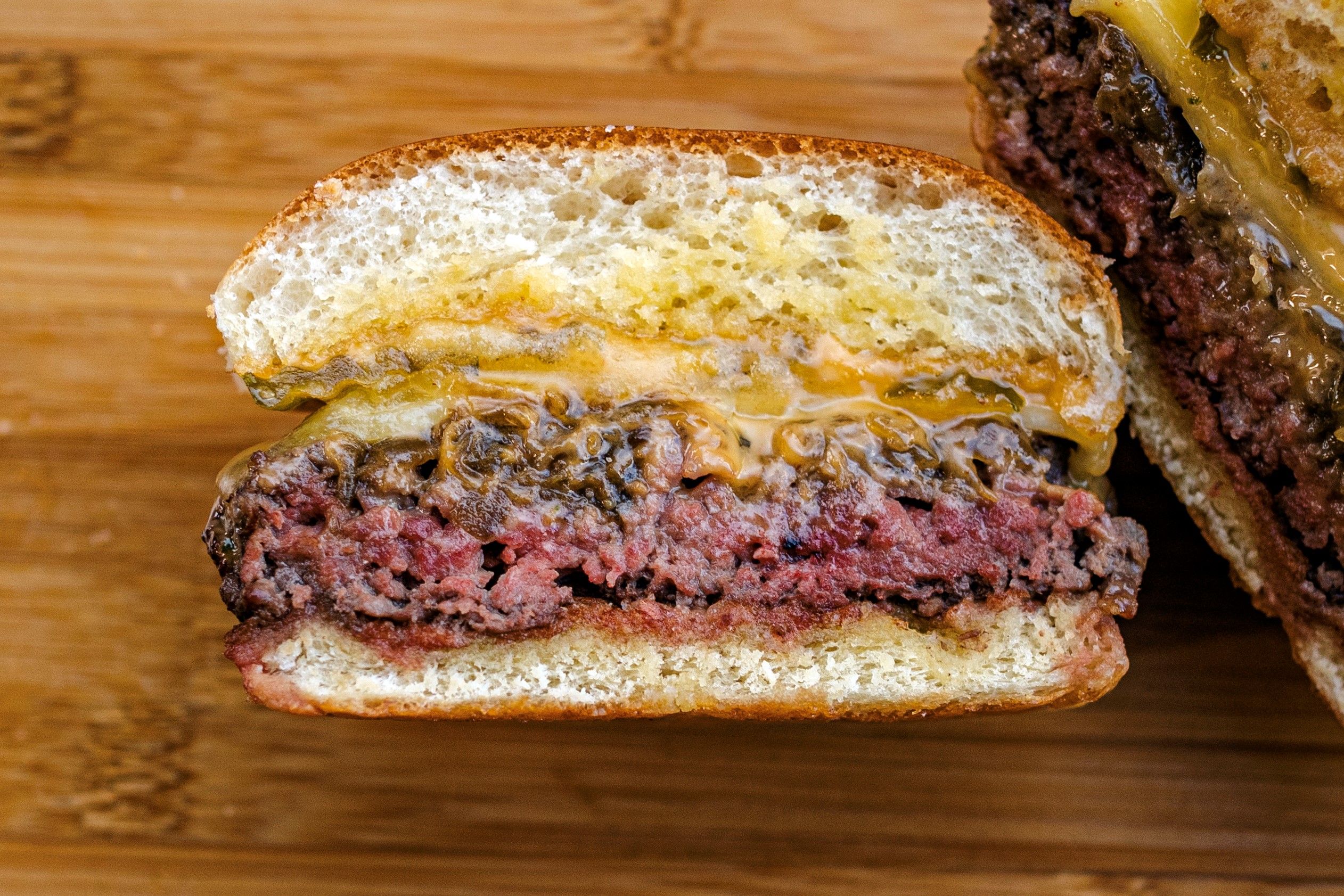 A real taste bomb of a burger is what you get at Hekkan Burger