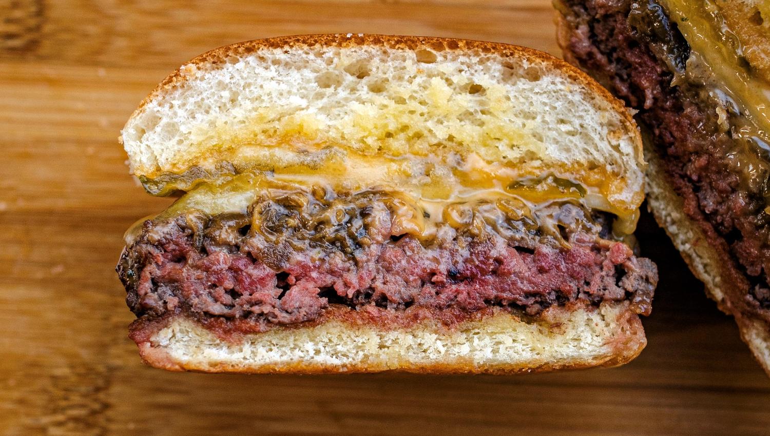 A real taste bomb of a burger is what you get at Hekkan Burger