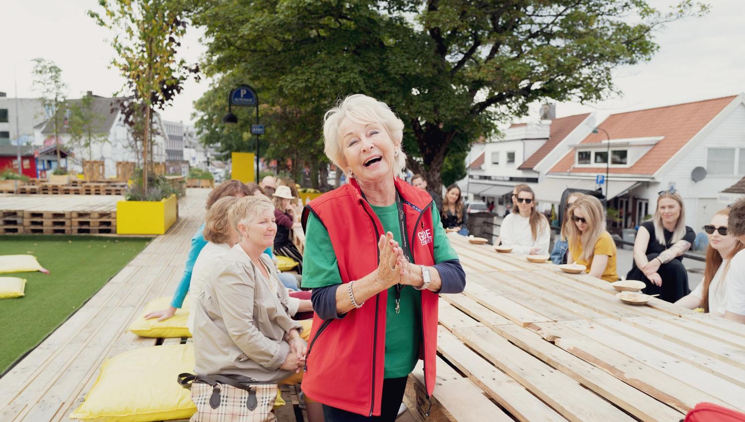 The food walk starts at Nytorget square