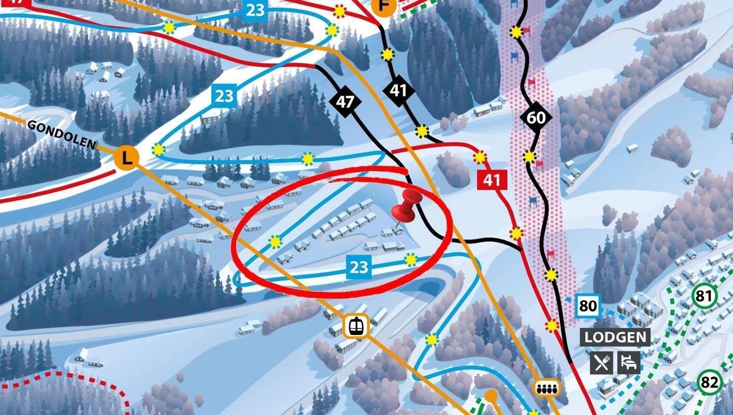 Hafjell Ski Map