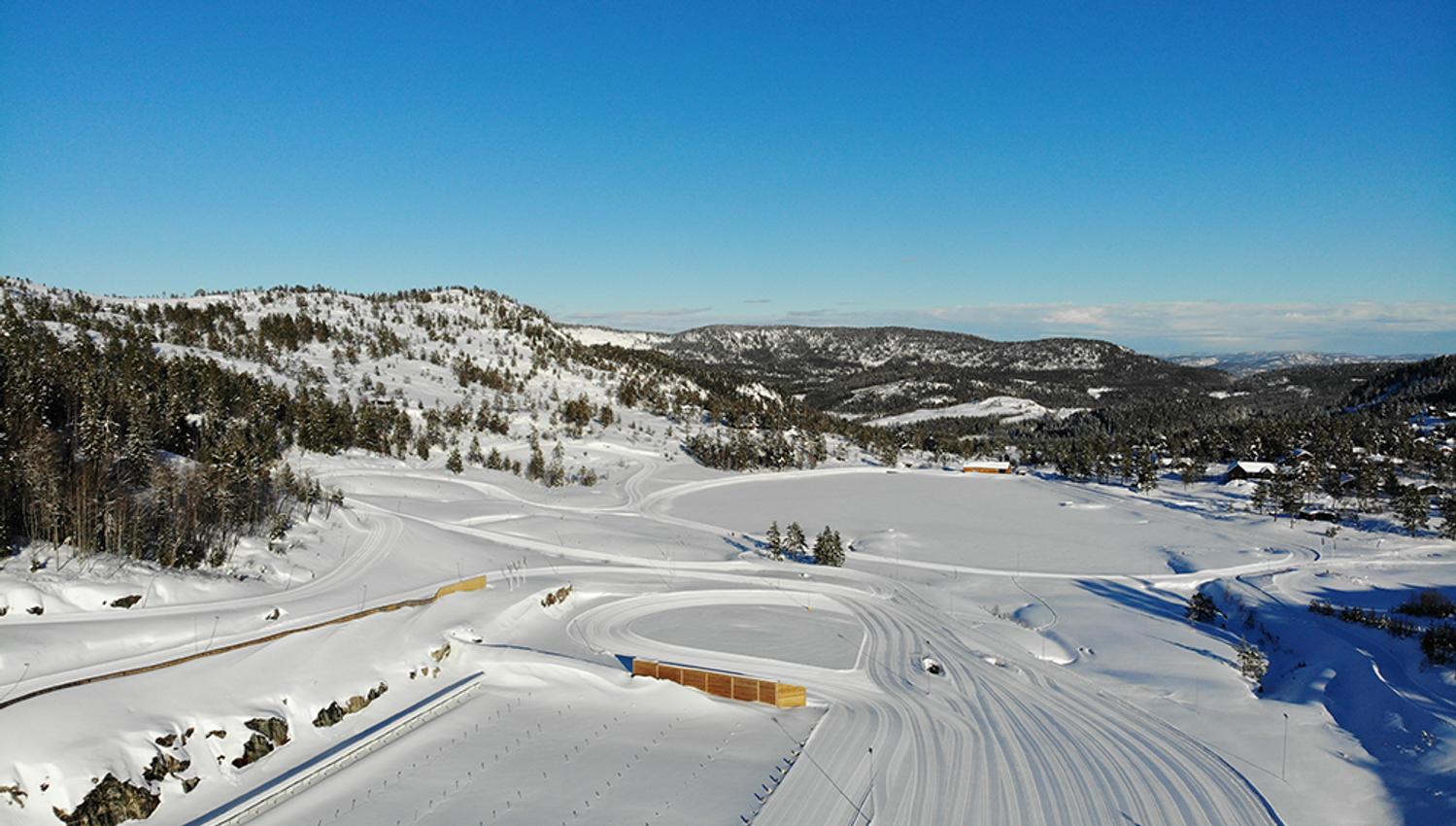 Gautefall biathlon in winter