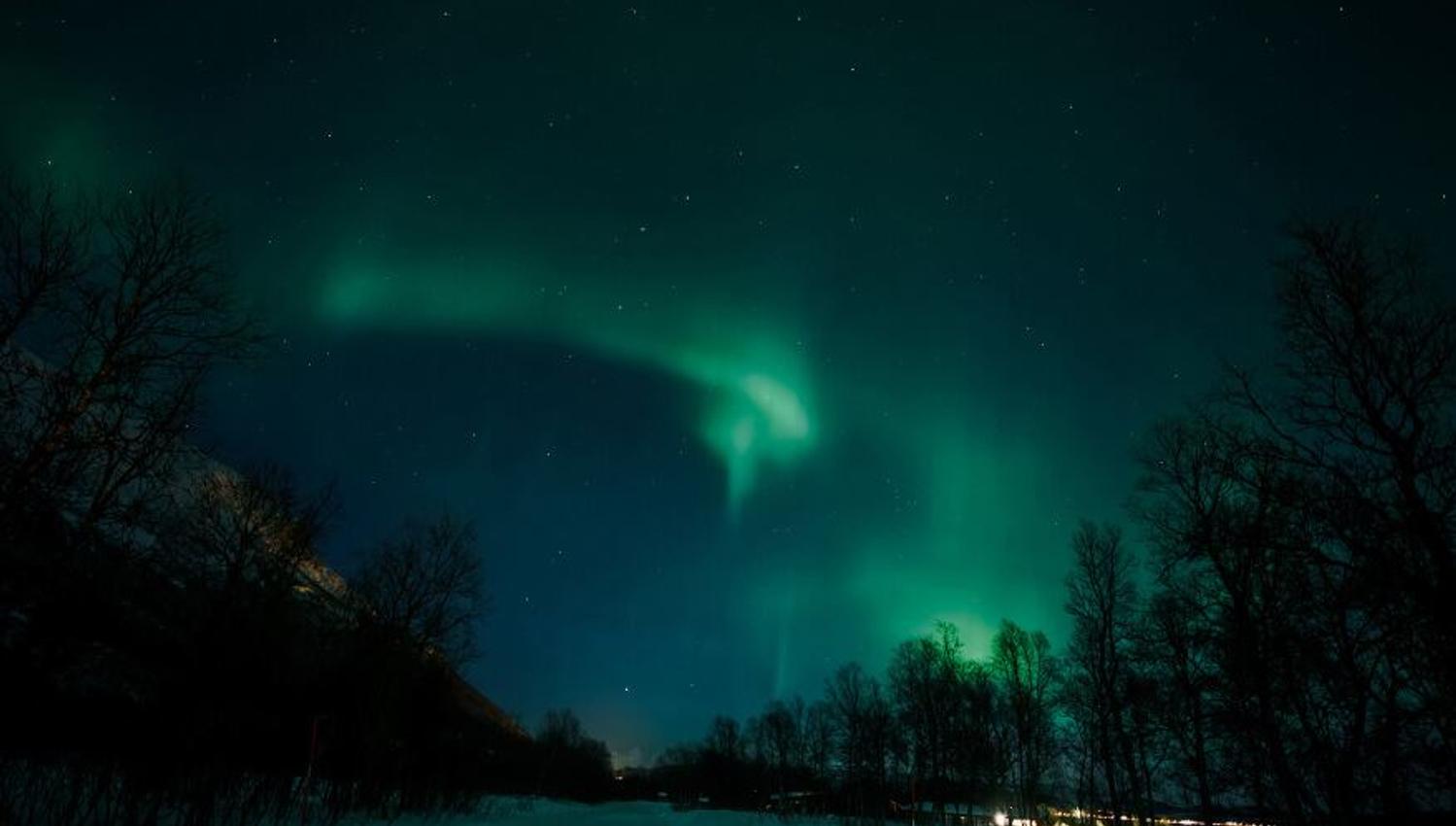 Northern lights in the Tromso region