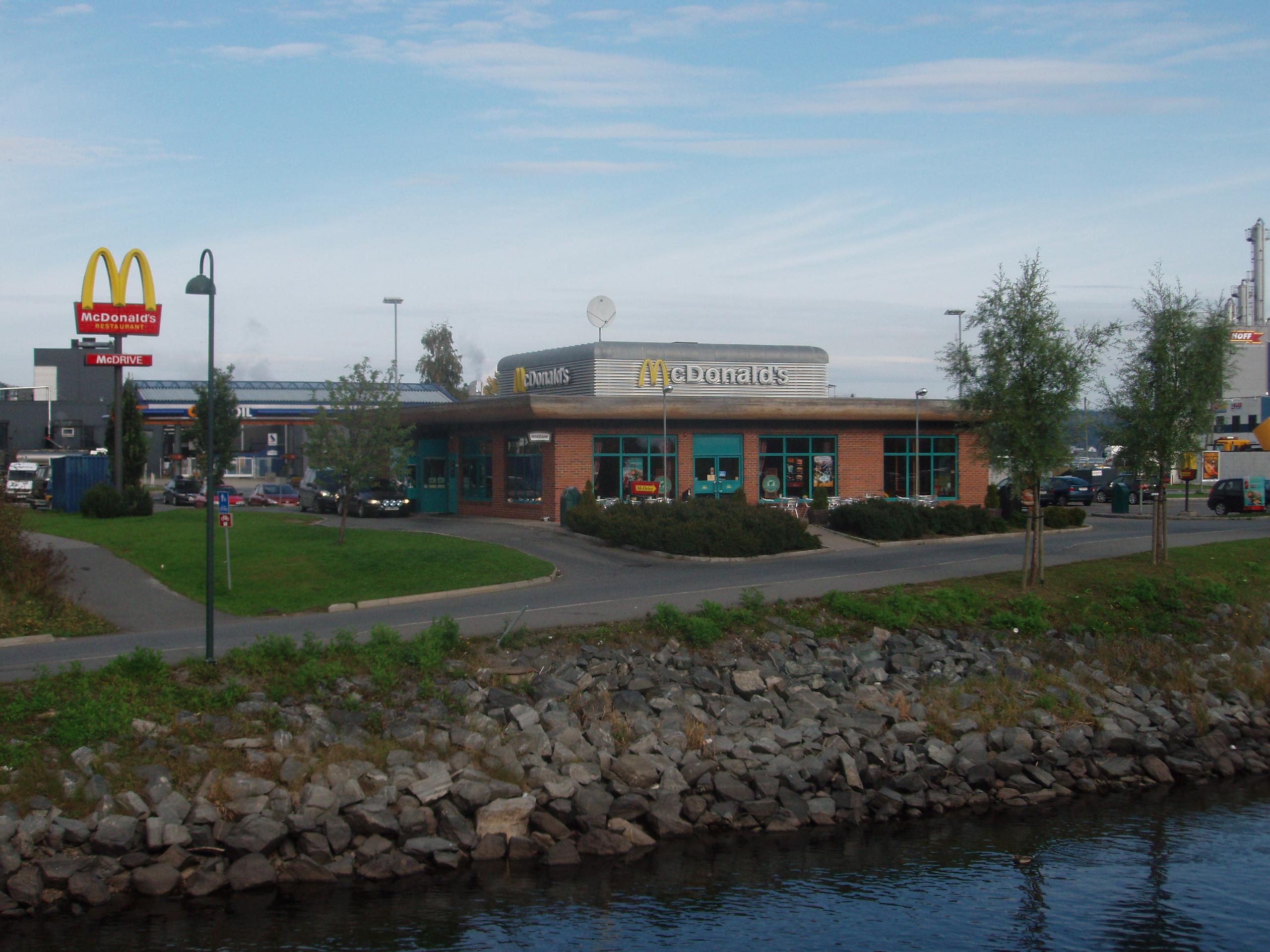 McDonalds sett fra elva