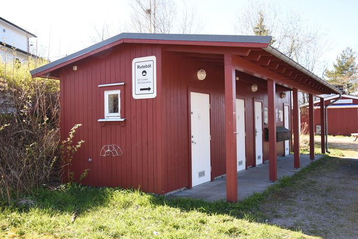 Toalettene ved gjestebrygga i TIstedal