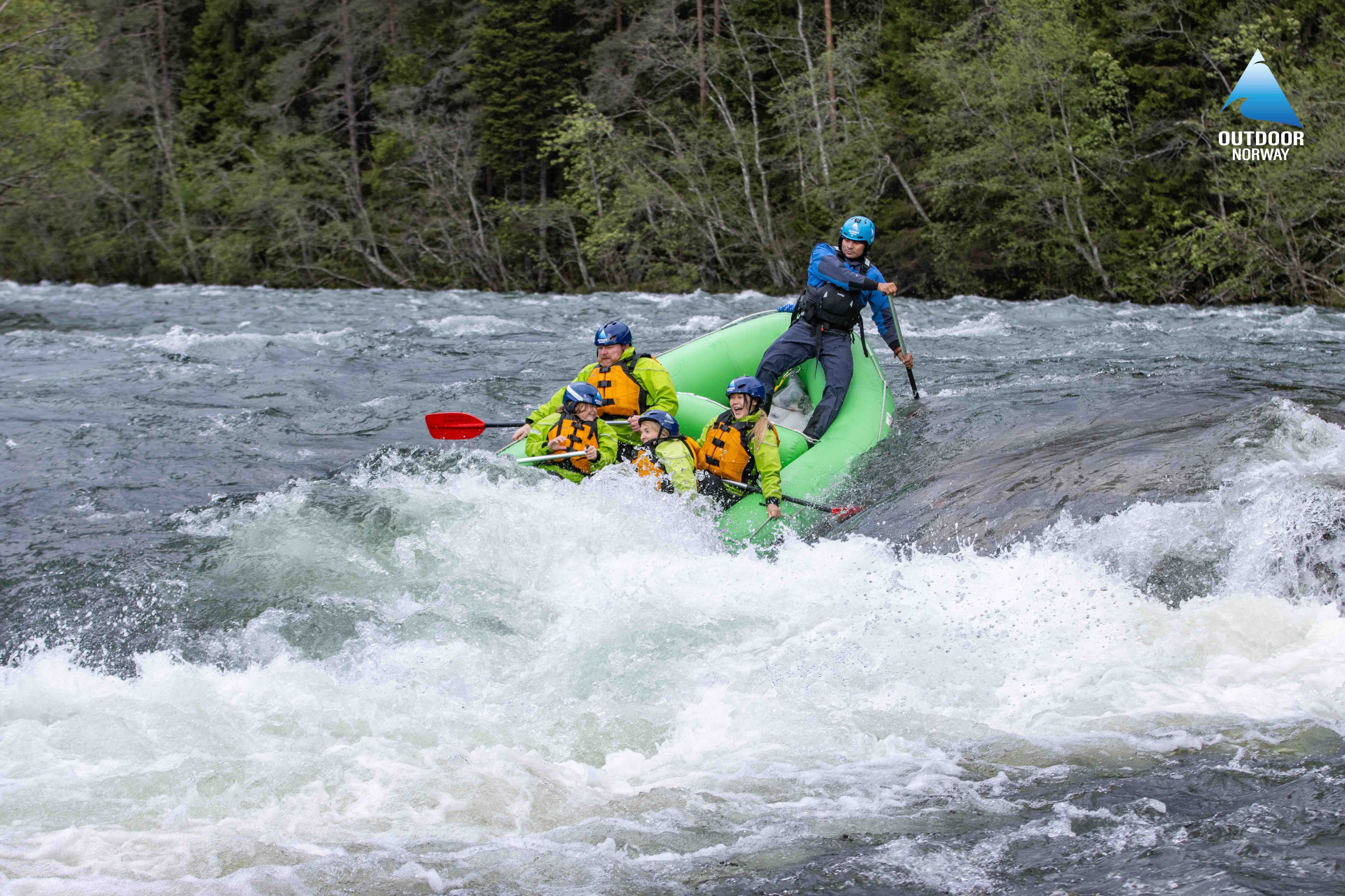 Family Rafting in Voss: Grade 2 with Outdoor Norway