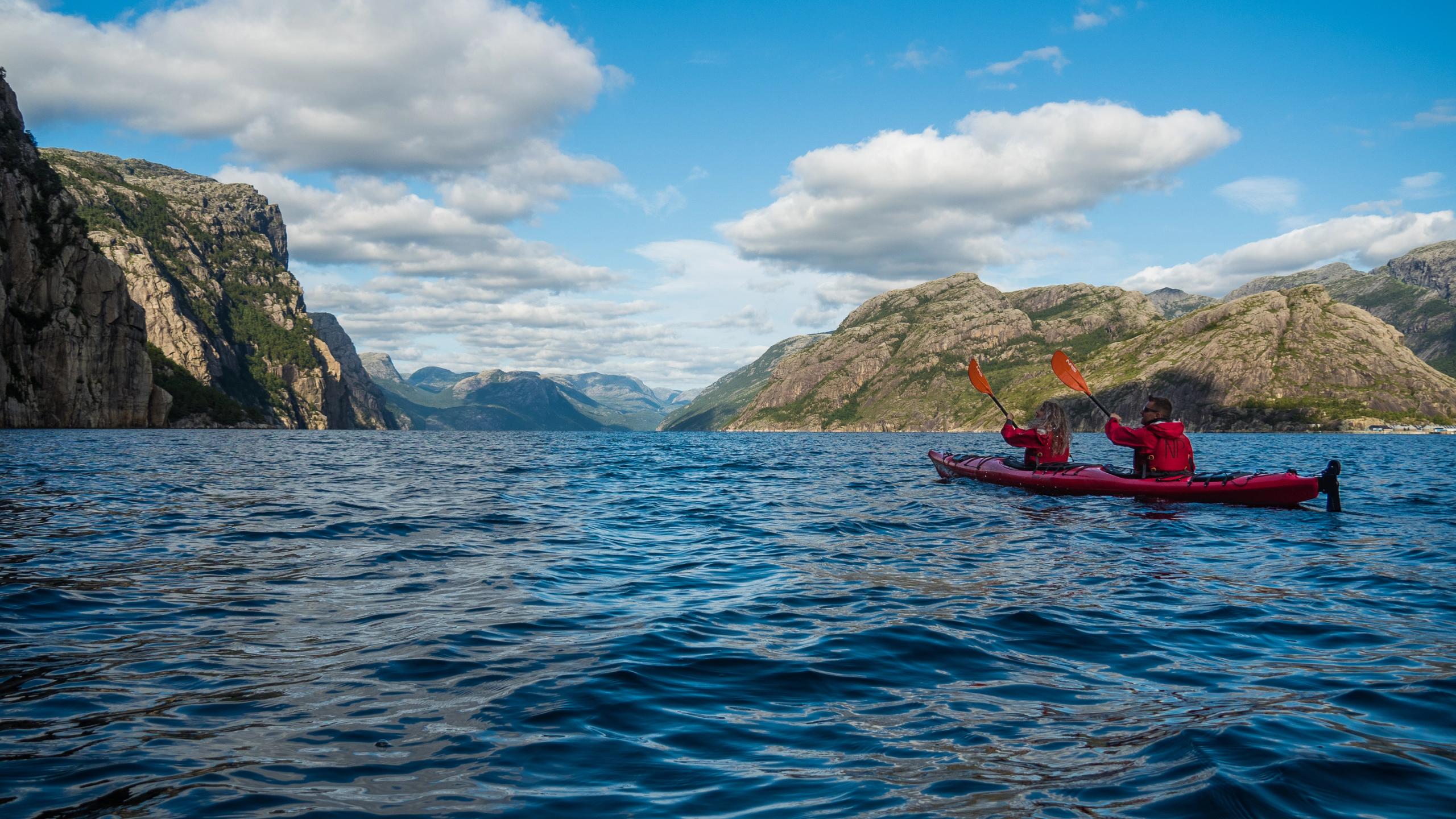 Kayak Lysefjord with Nordic Paddling - 3 hours