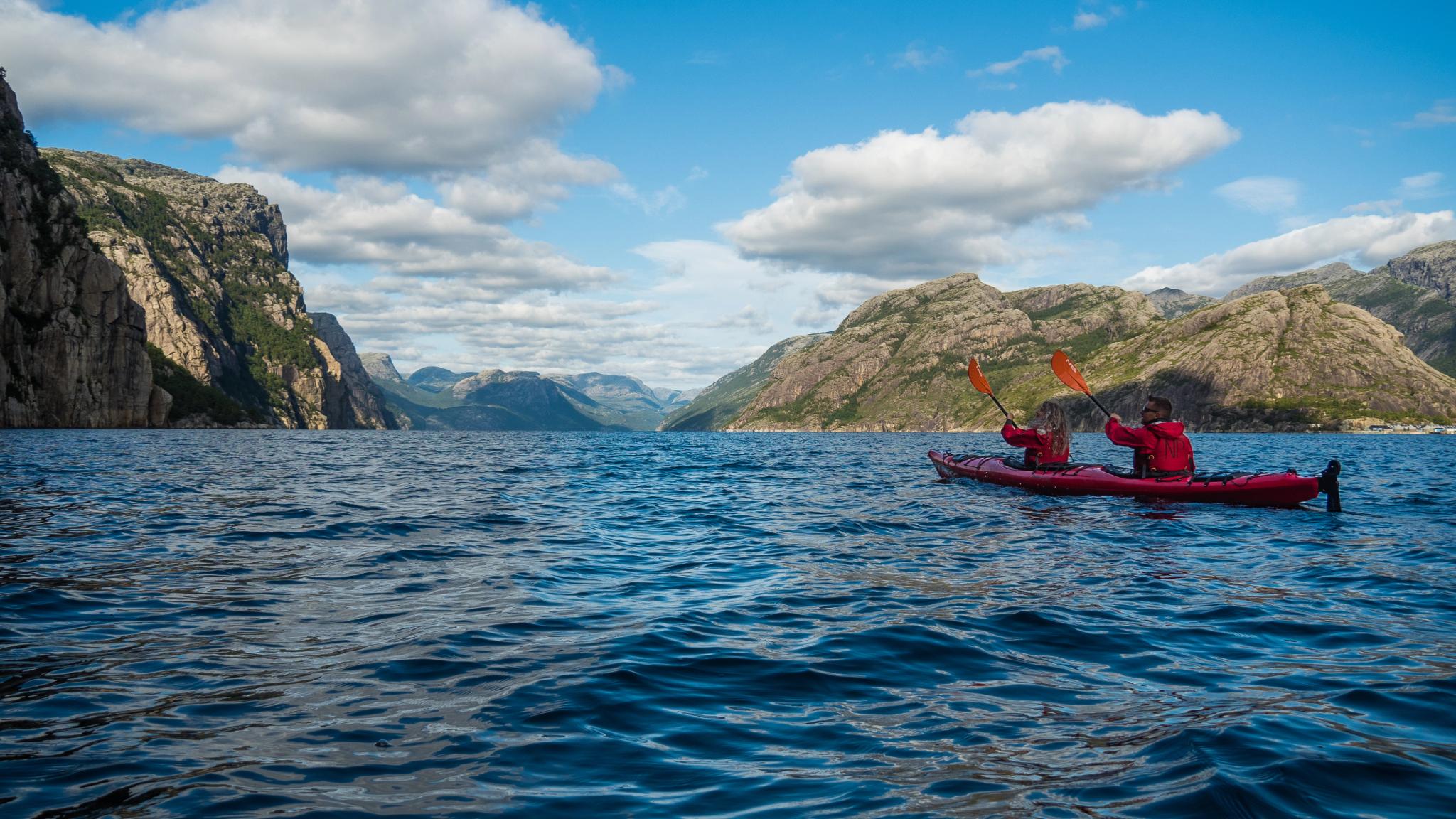 Kayak Lysefjord with Nordic Paddling - 3 hours