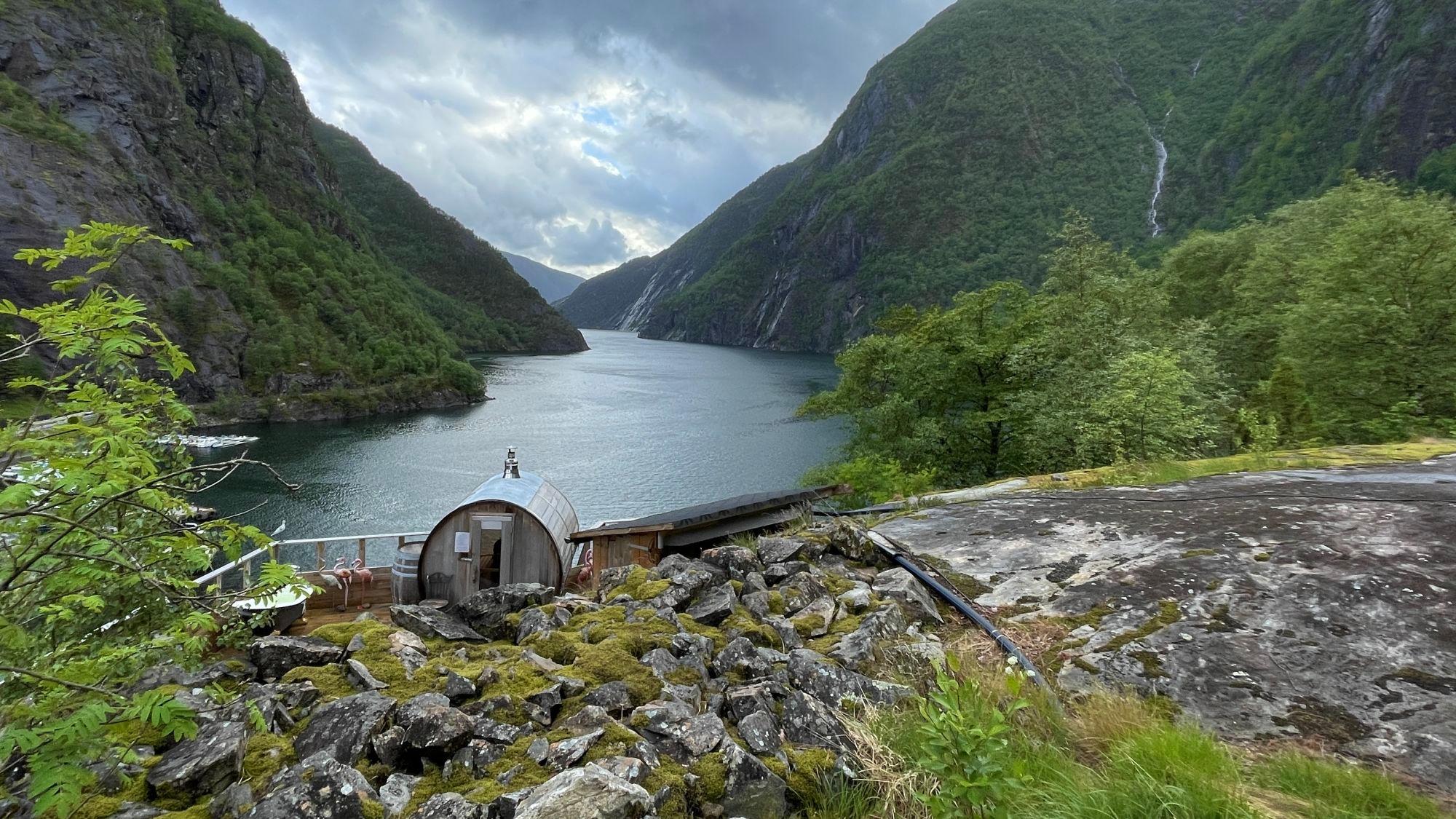 Heit Åkrafjorden Sauna