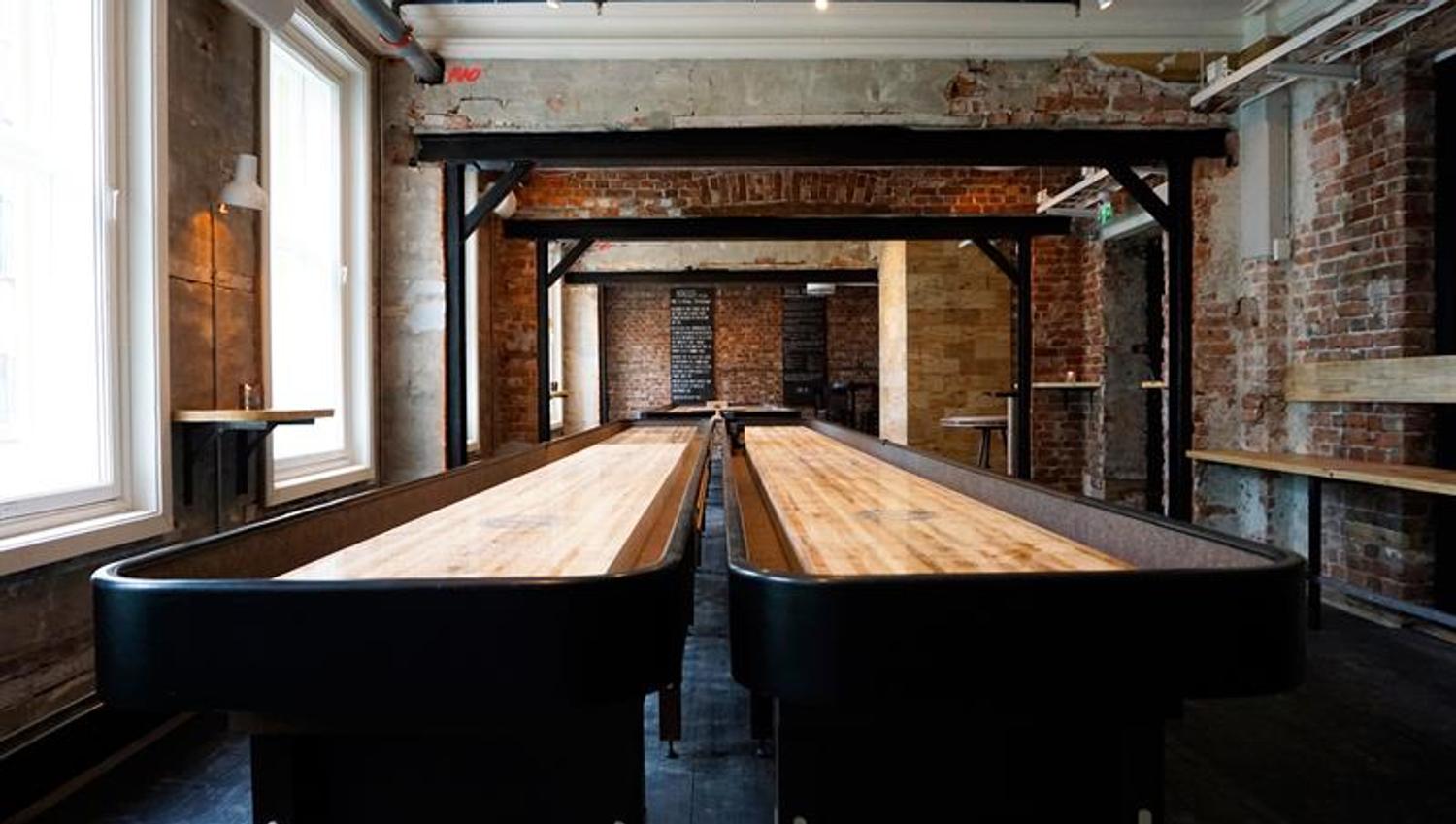 Shuffleboard.