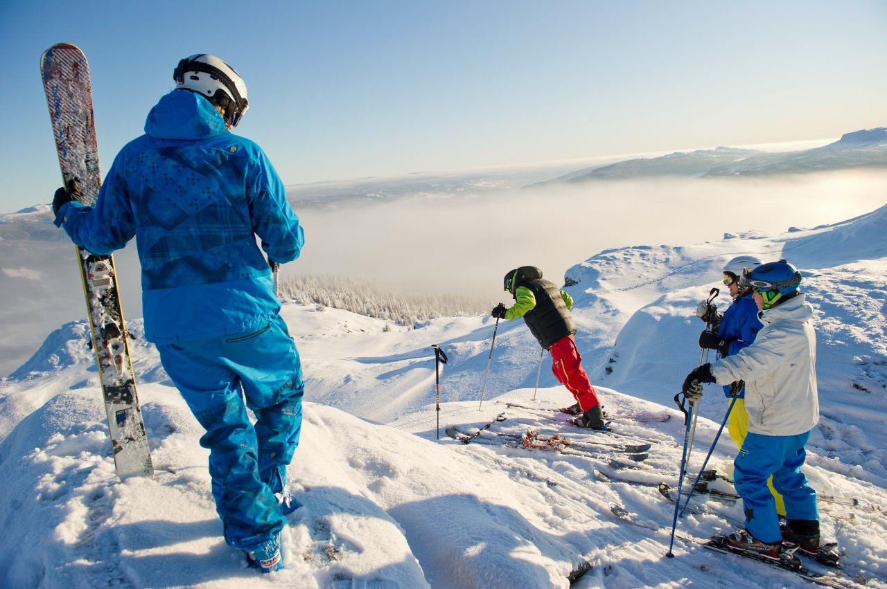 Alpine skiing in Kvitfjell