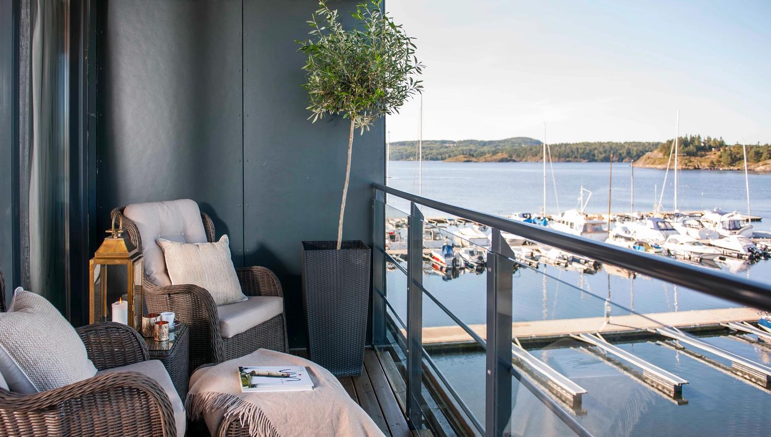 Son Spa balkong med møbler