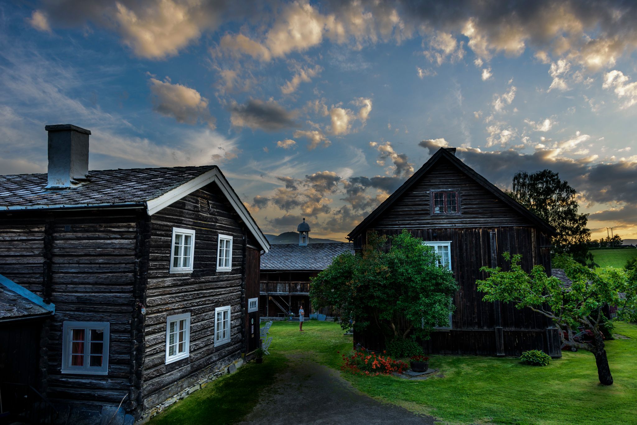 View towards the yard at Sygard Grytting