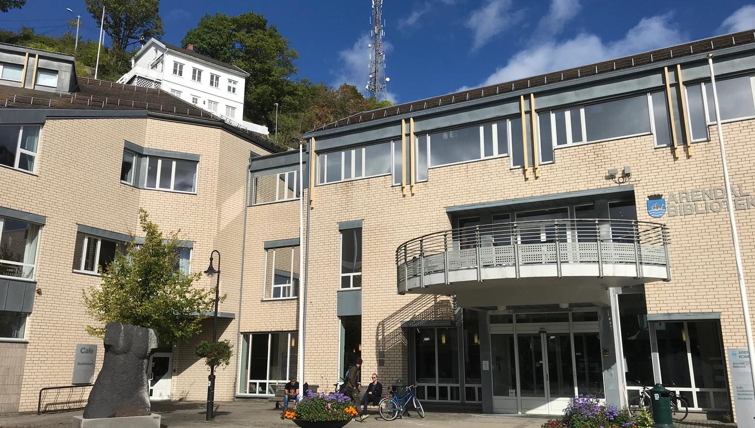 Fasade Arendal bibliotek