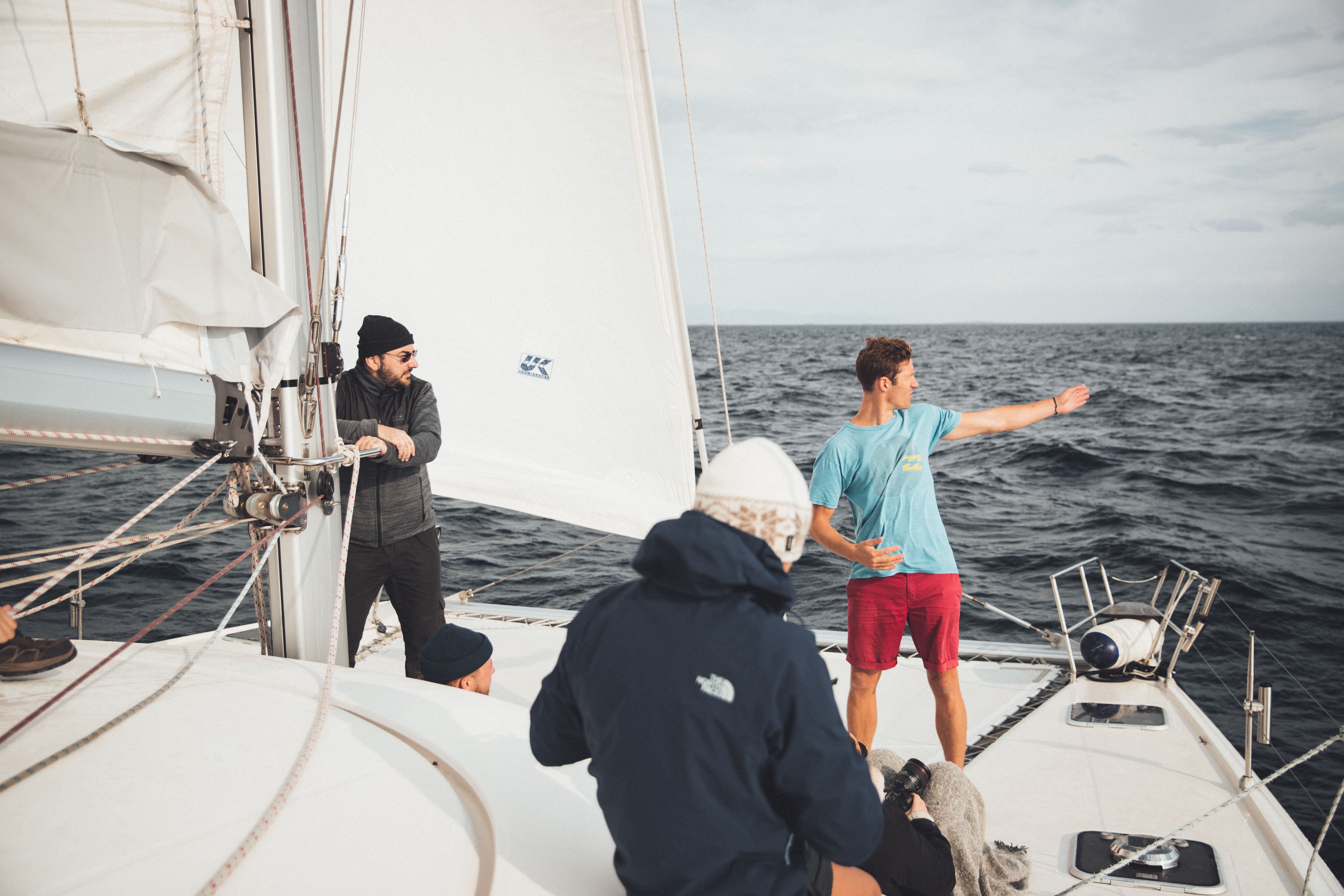 people on deck