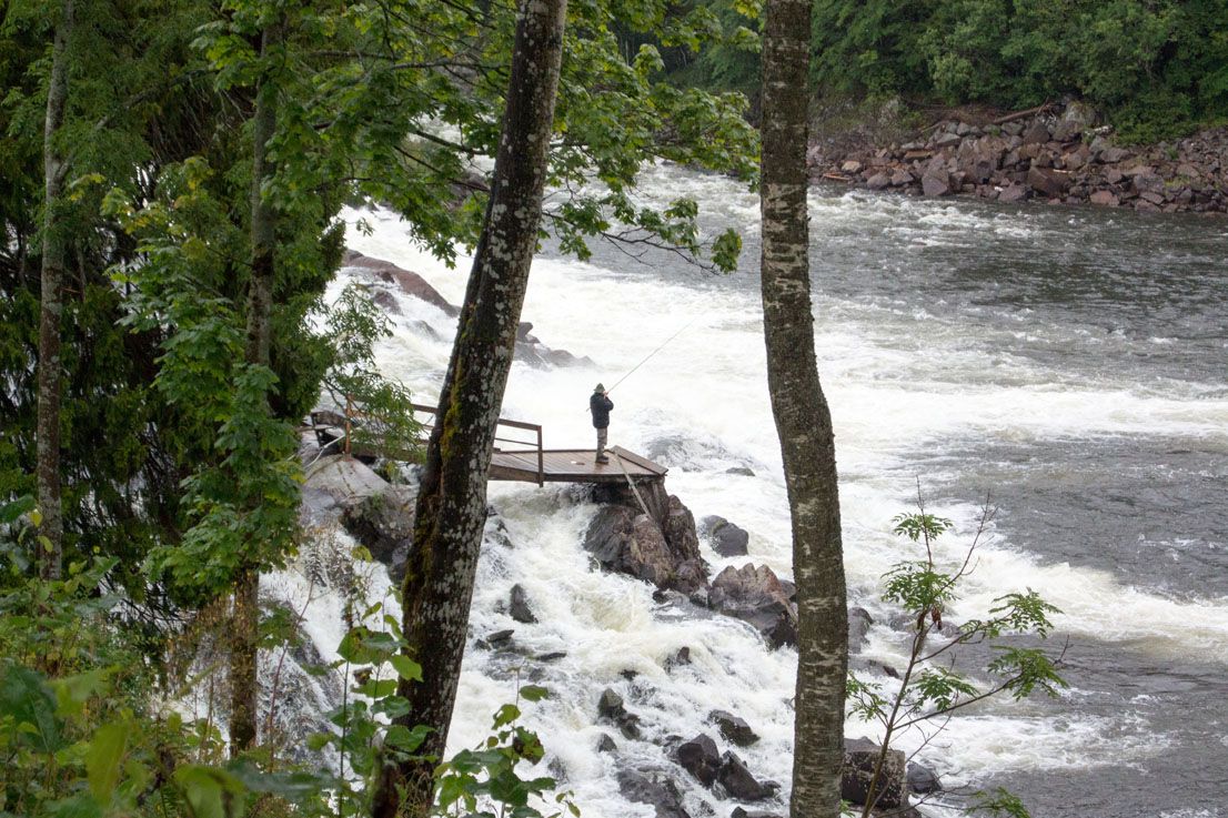 One who fishes down by the river