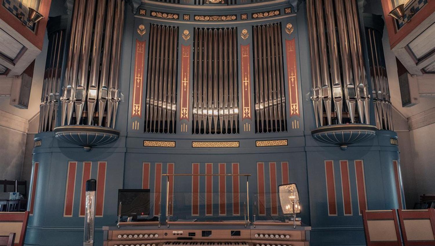 Orgelet inne i Hamar Domkirke