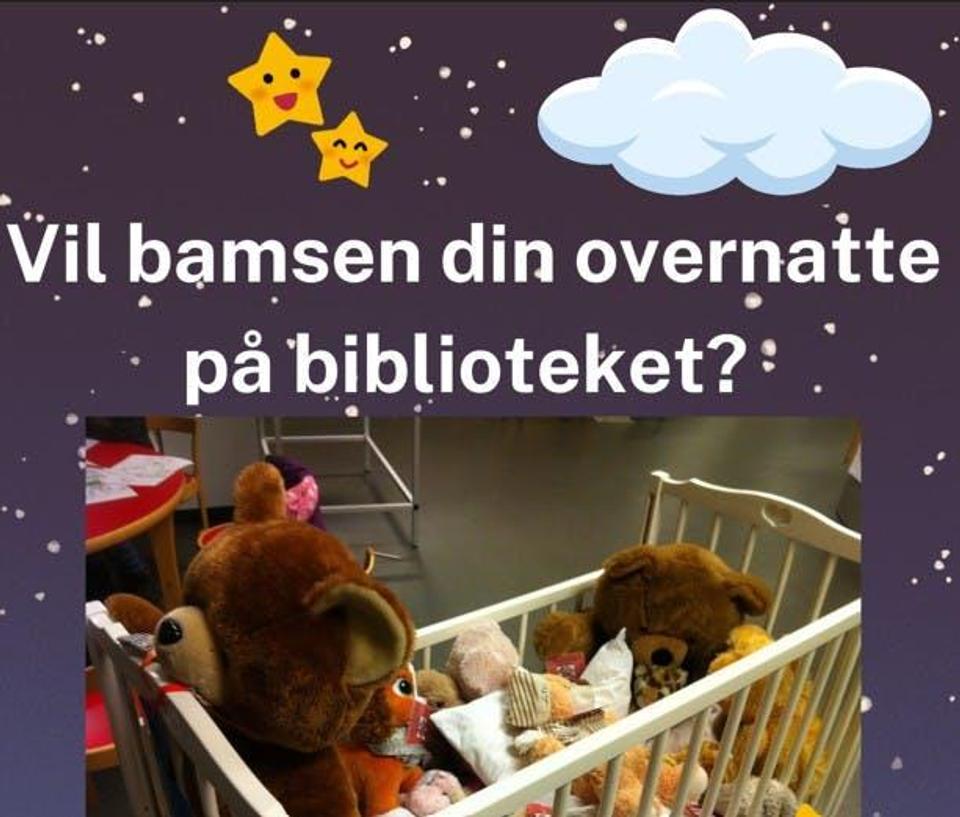 Tør bamsen din å overnatte på biblioteket?