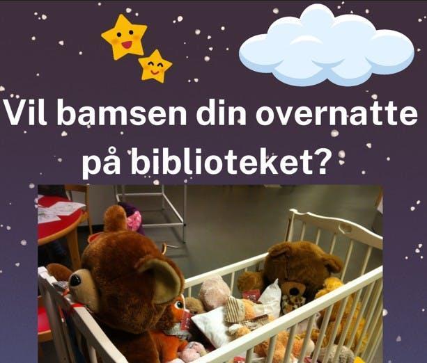 Tør bamsen din å overnatte på biblioteket?