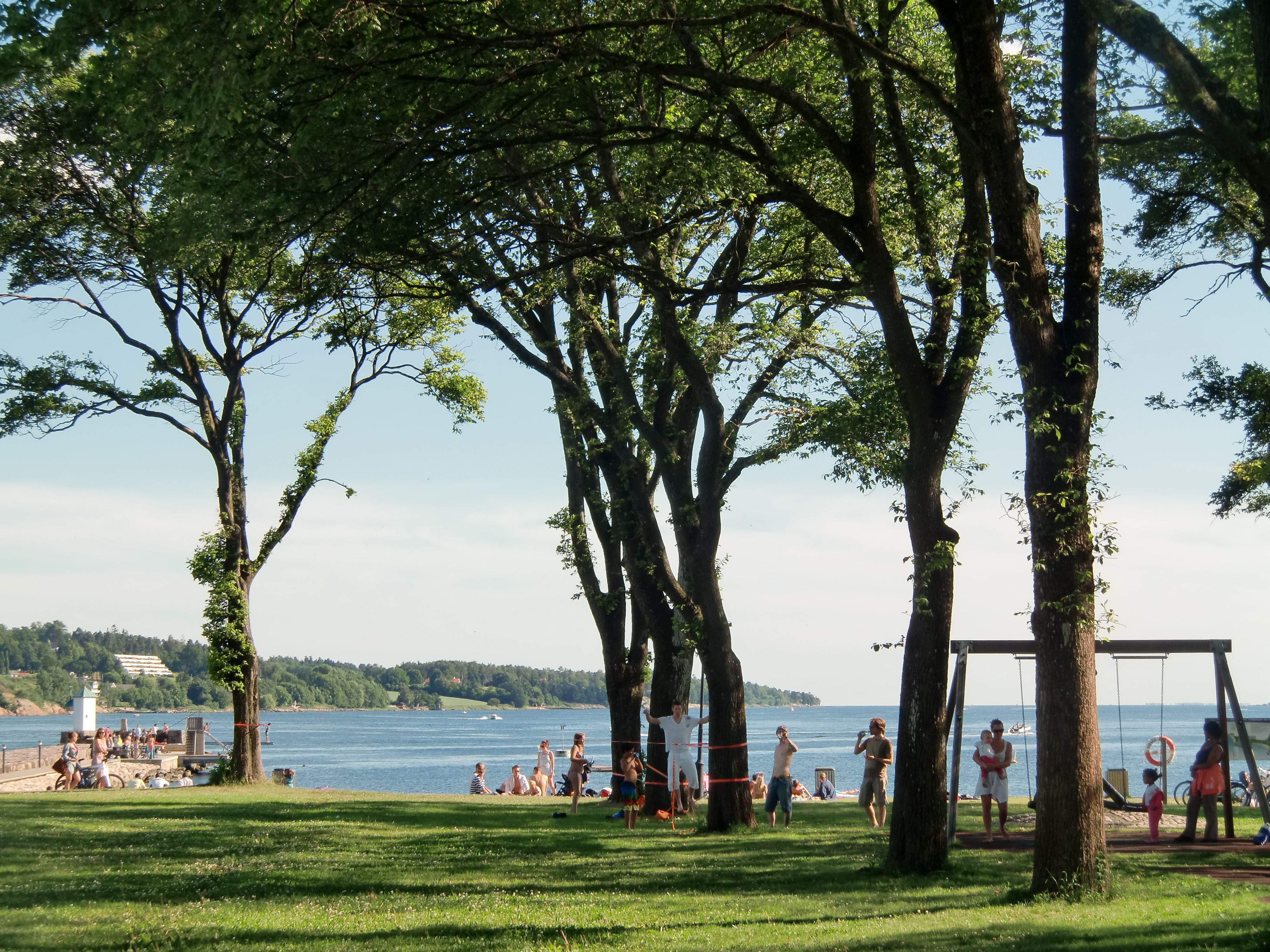 Kanalparken mye liv
