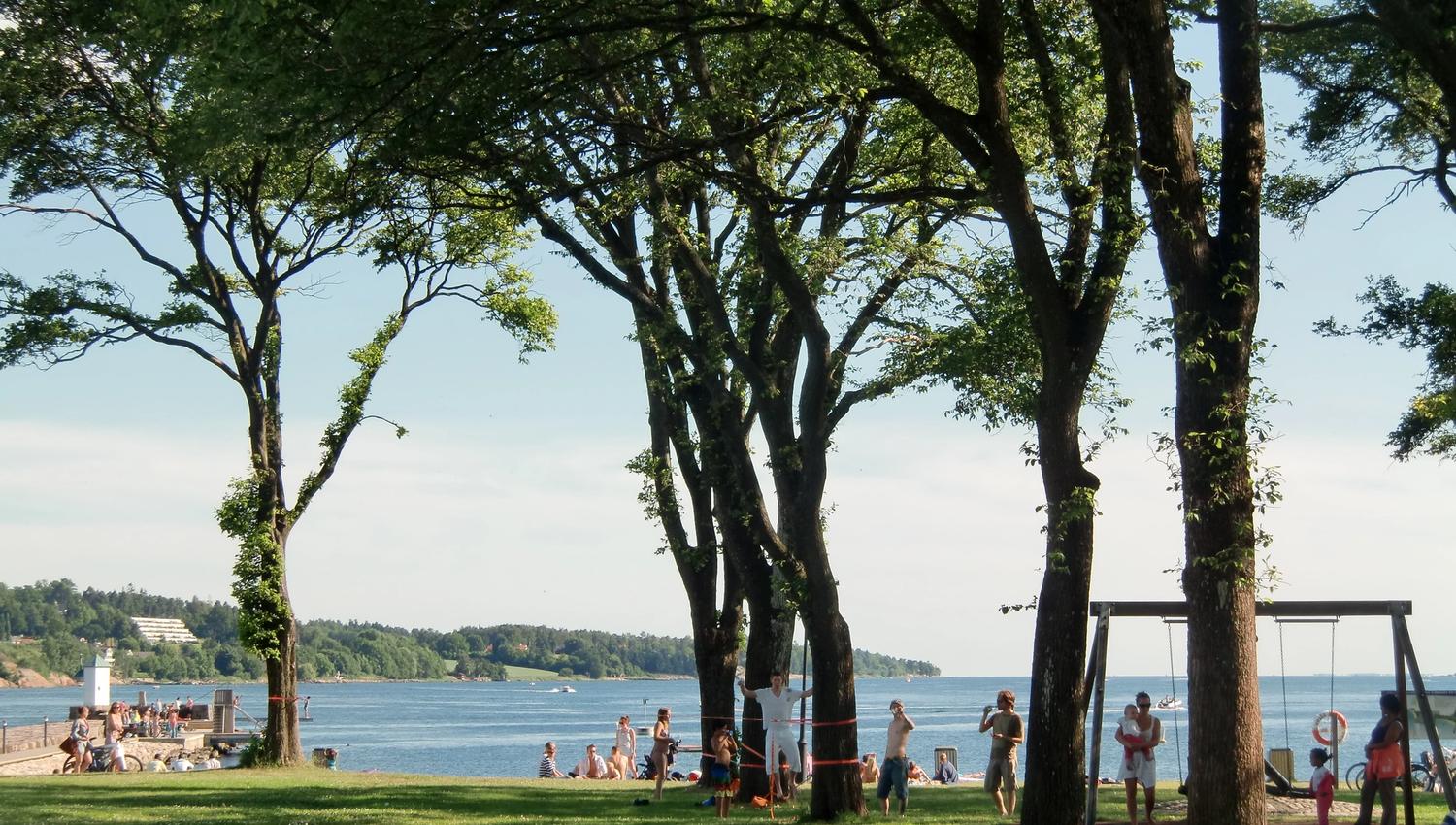 Kanalparken mye liv