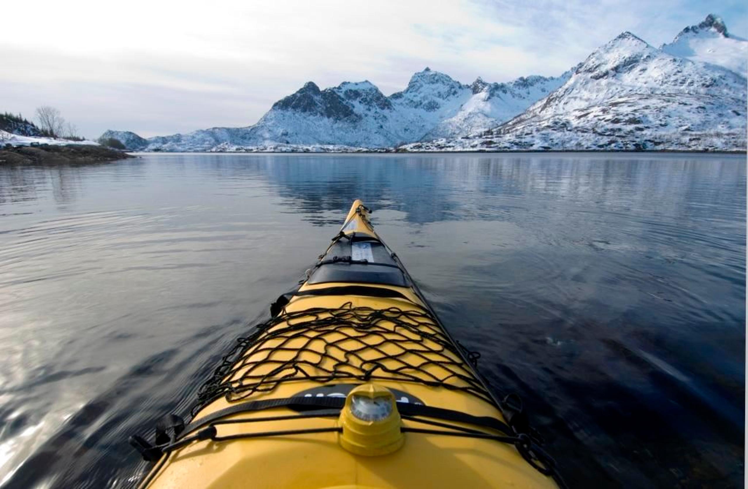 Winter Seakayak trips in Lofoten