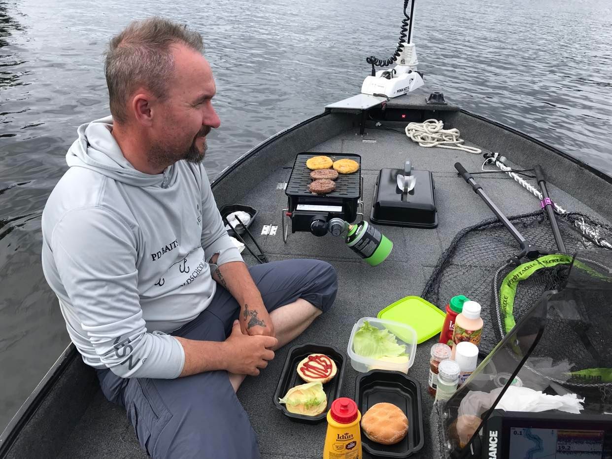 En rast ombord i båten.