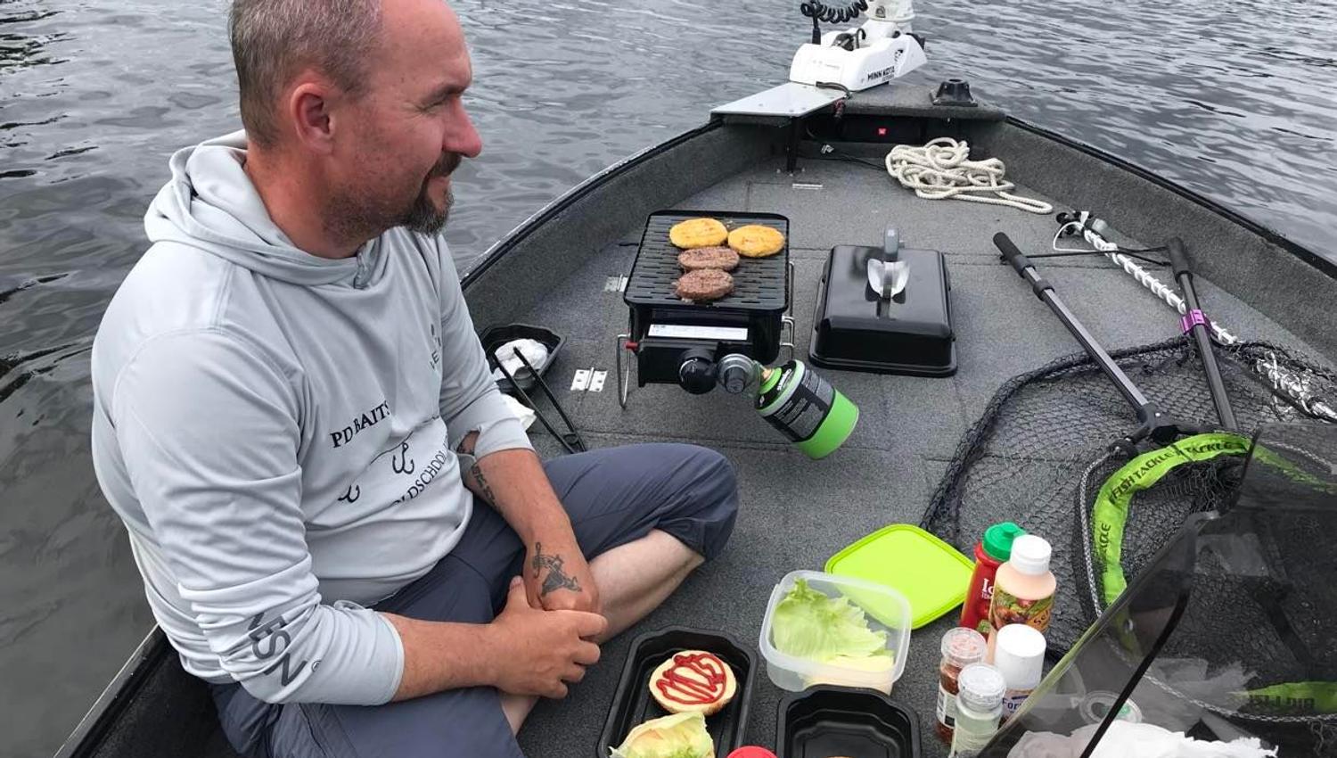 En rast ombord i båten.