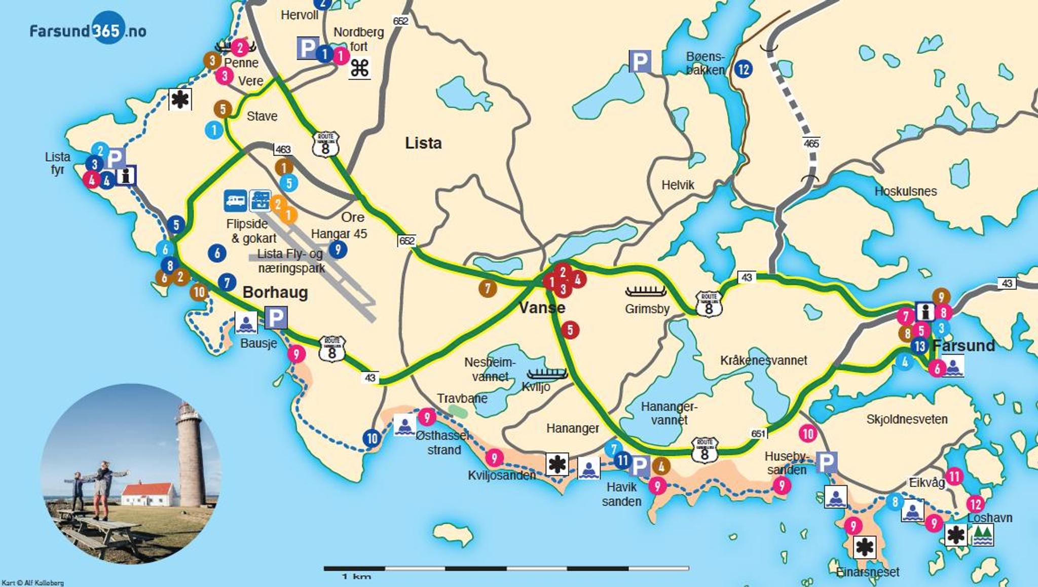 Route 8 brosjyre