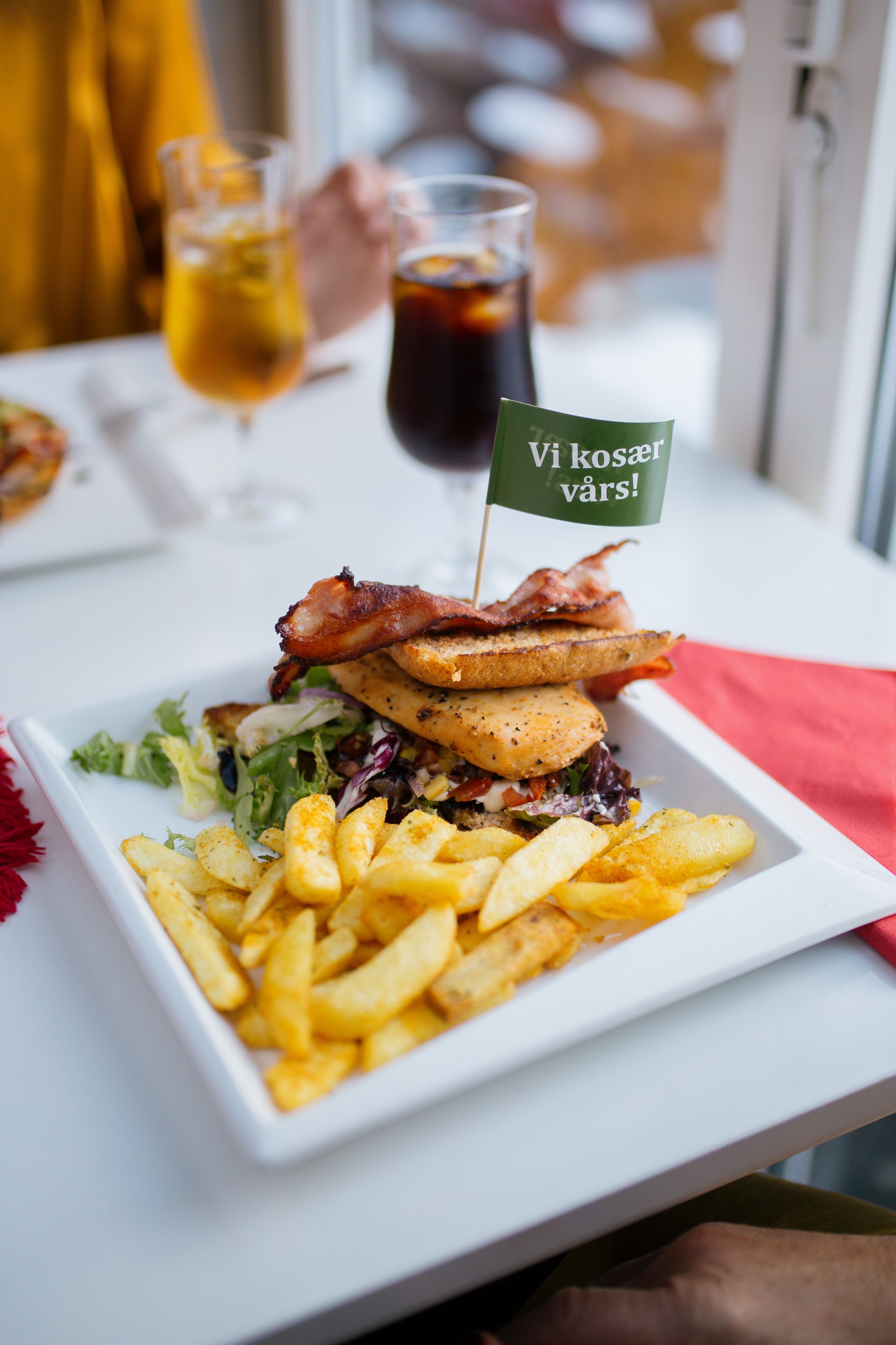 Dinner. Fries.