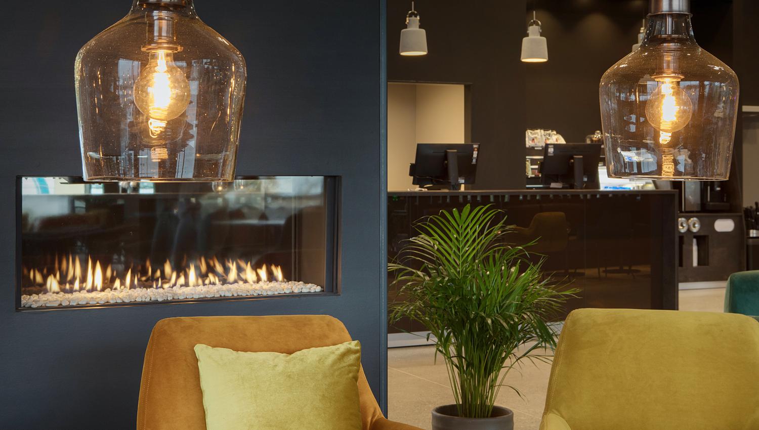 Cozy atmosphere in the lobby area
