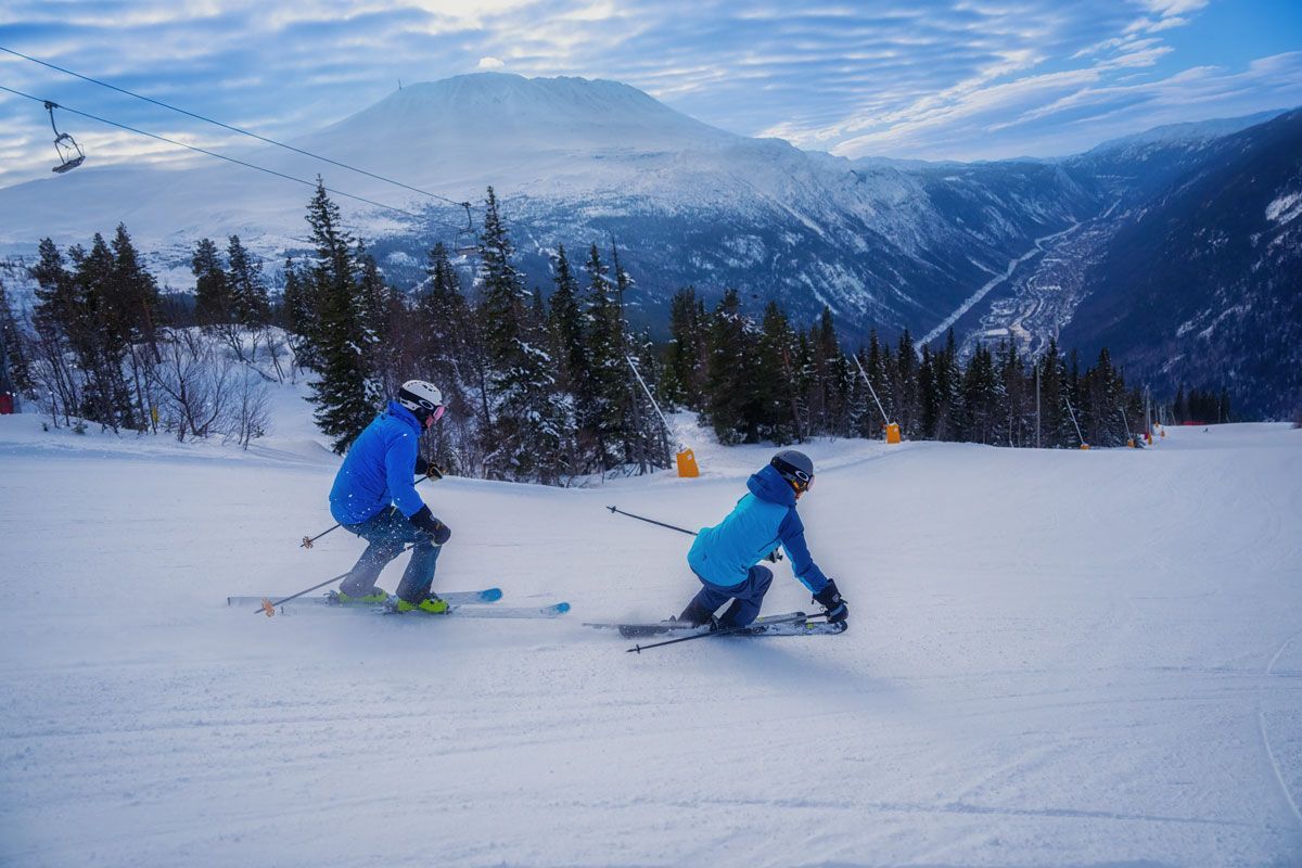 Gausta ski center in Rjukan