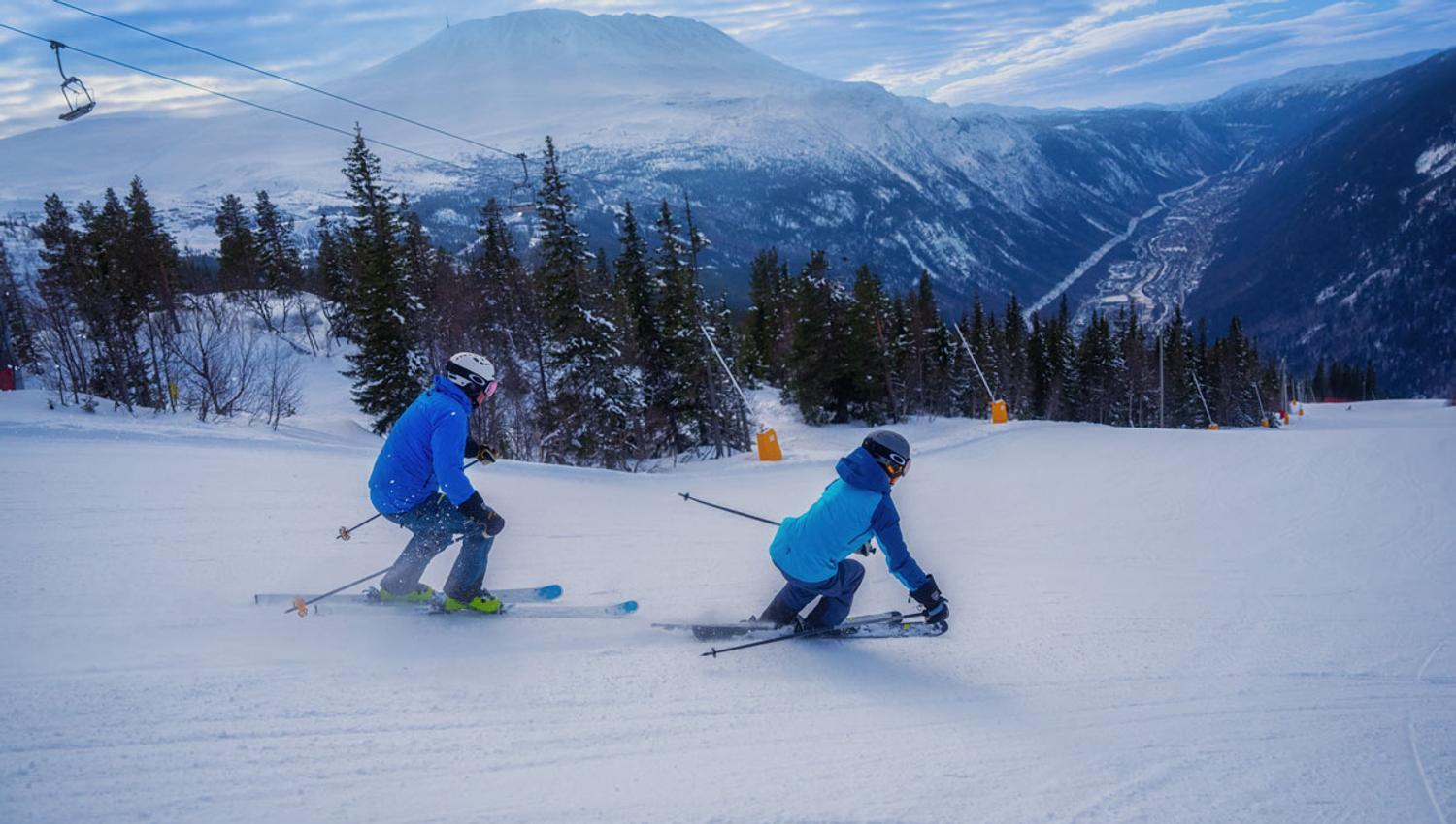 Gausta ski center in Rjukan