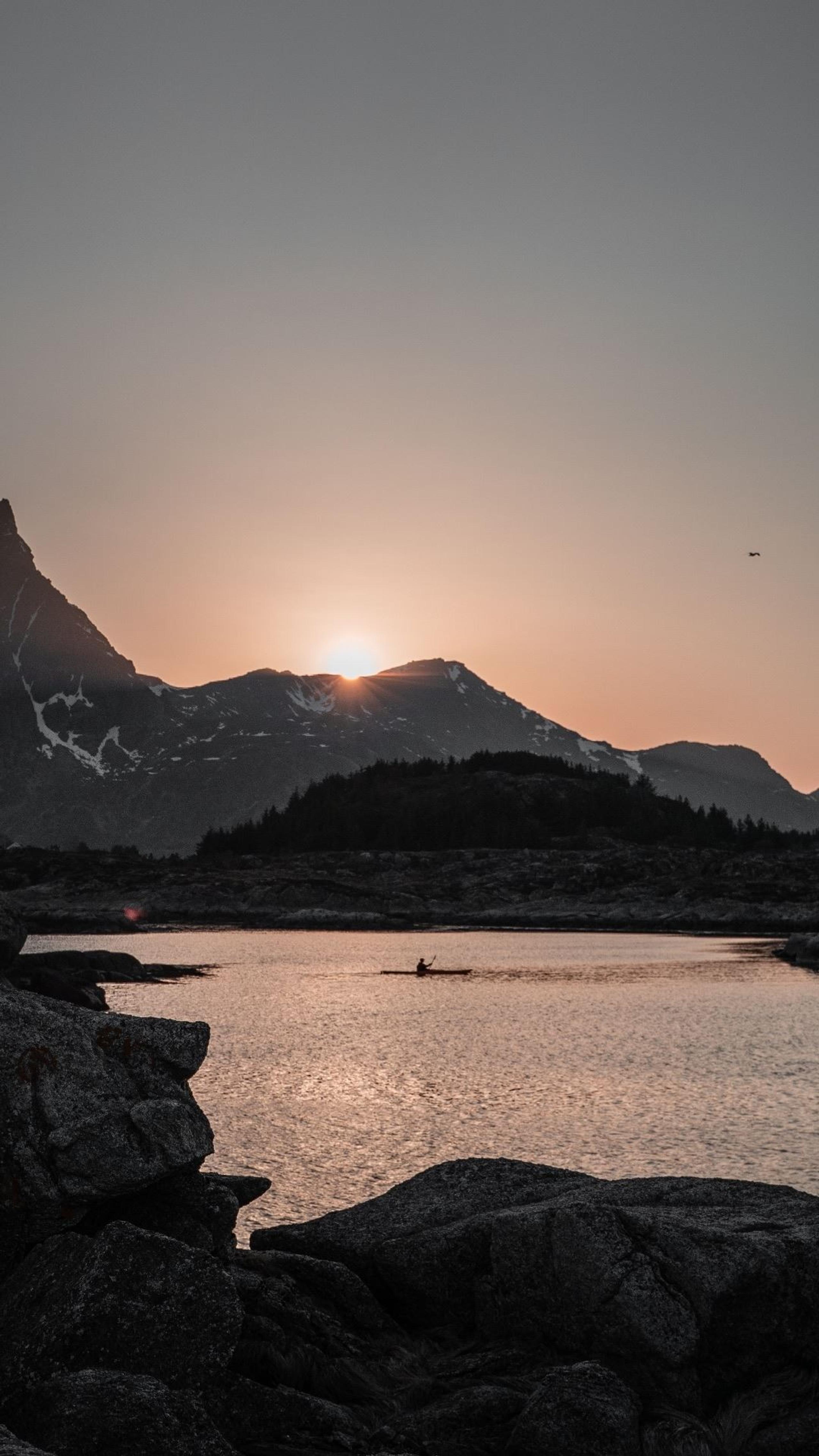 Evening Kayaking in Ballstad