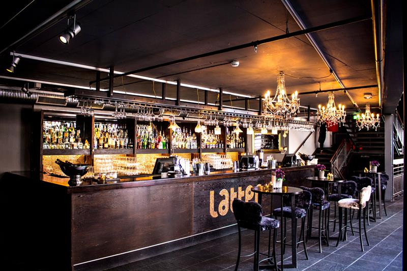 The bar.