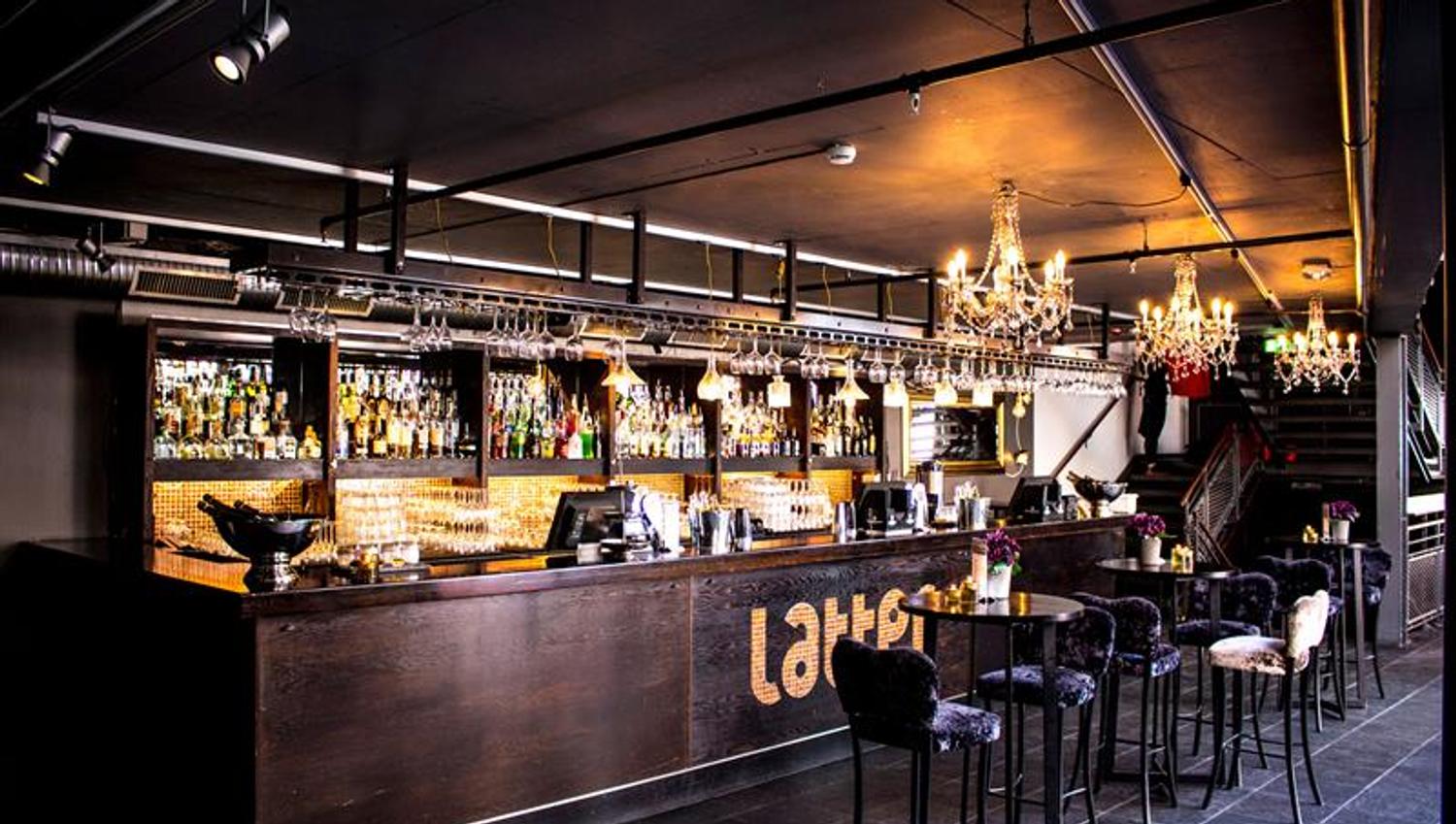 The bar.