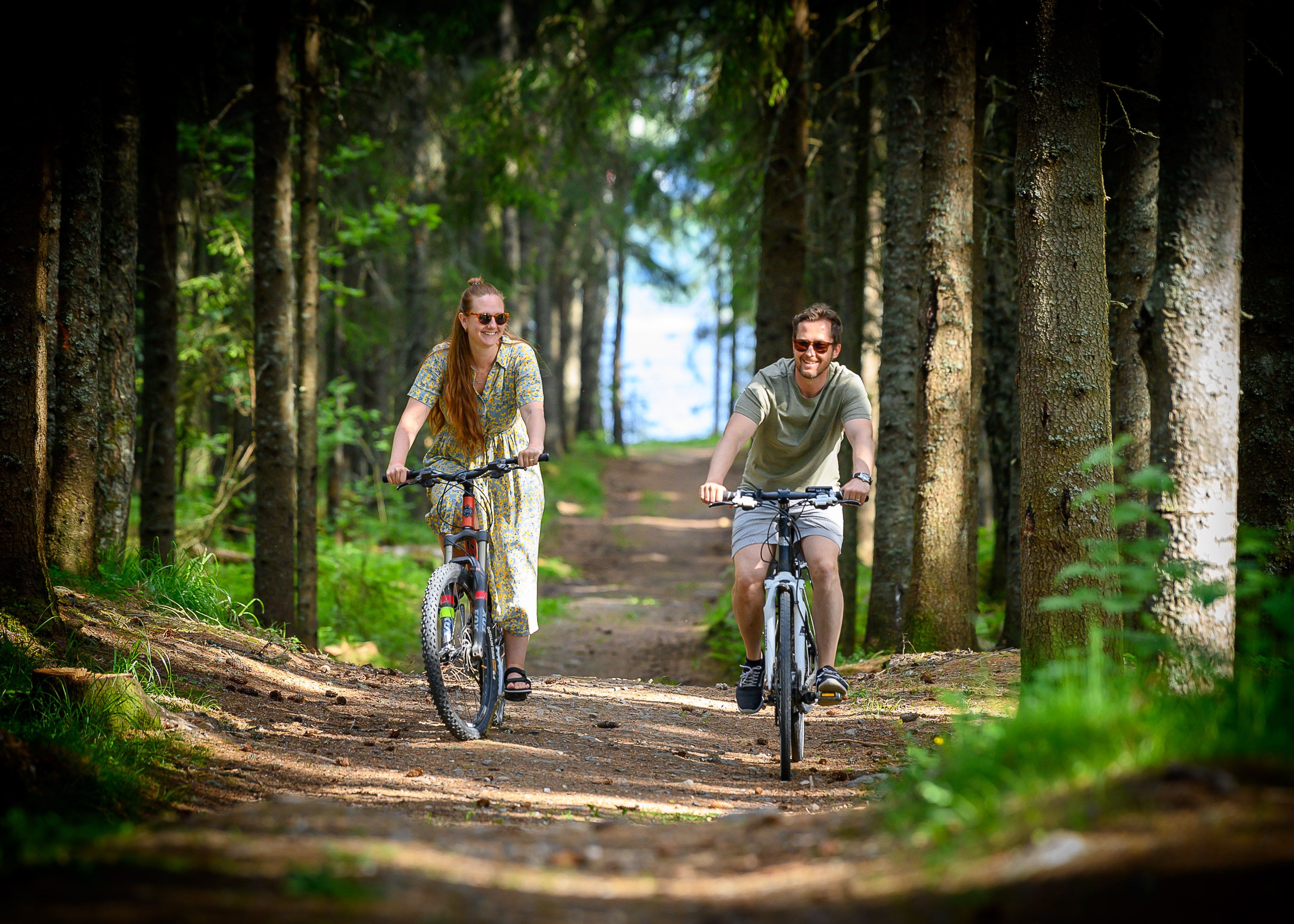 Lyngstrand Camping_Søndre_Land_sykkelpar_Foto_Bjørn_Stuedal